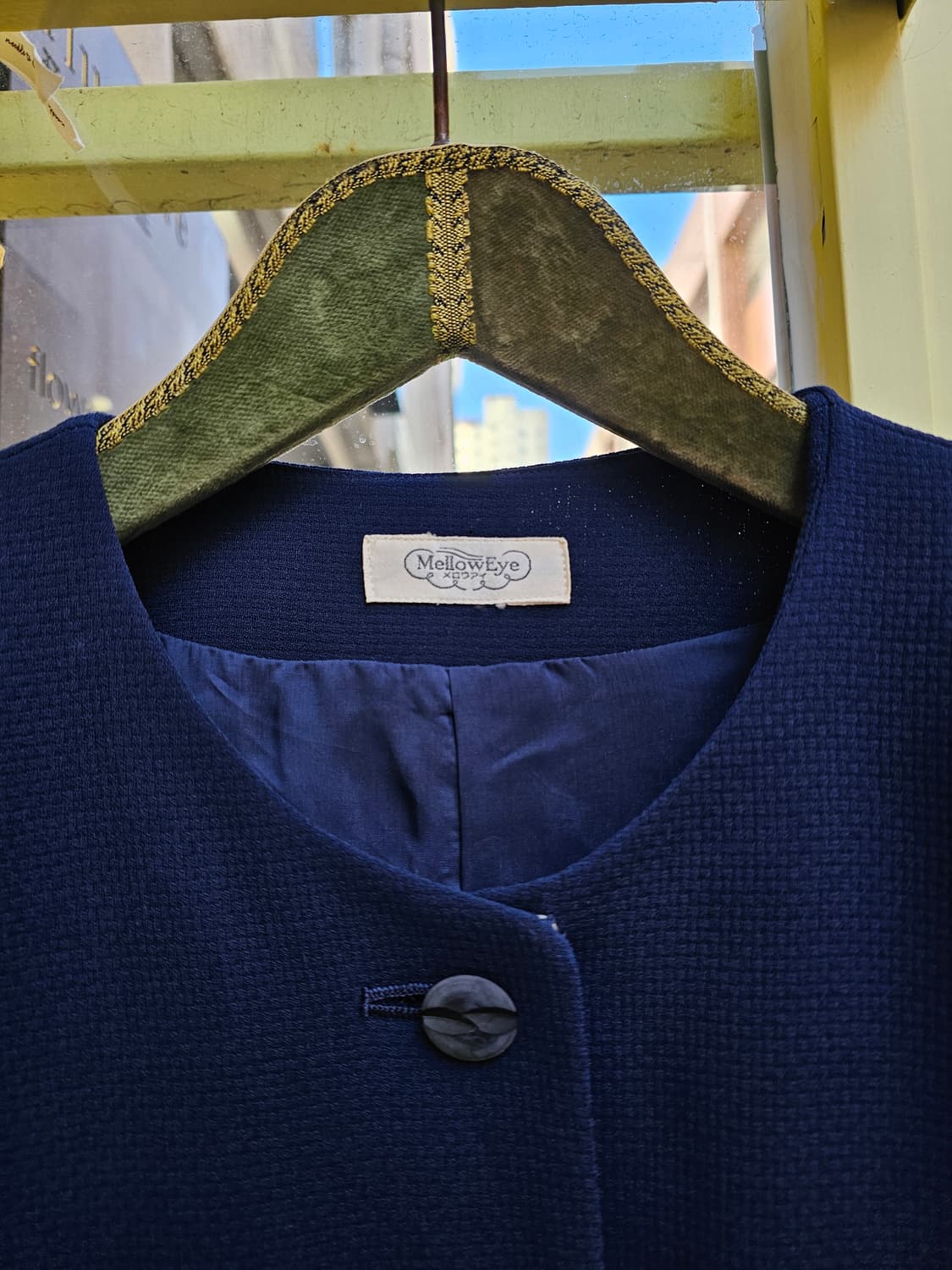 Melloweye 노카라 리본 숏자켓 상품이미지3