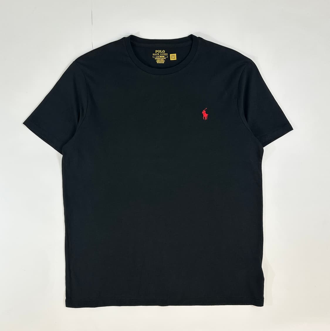 Polo 폴로 랄프로렌 QR신형 라운드 반팔 블랙 L 상품이미지2