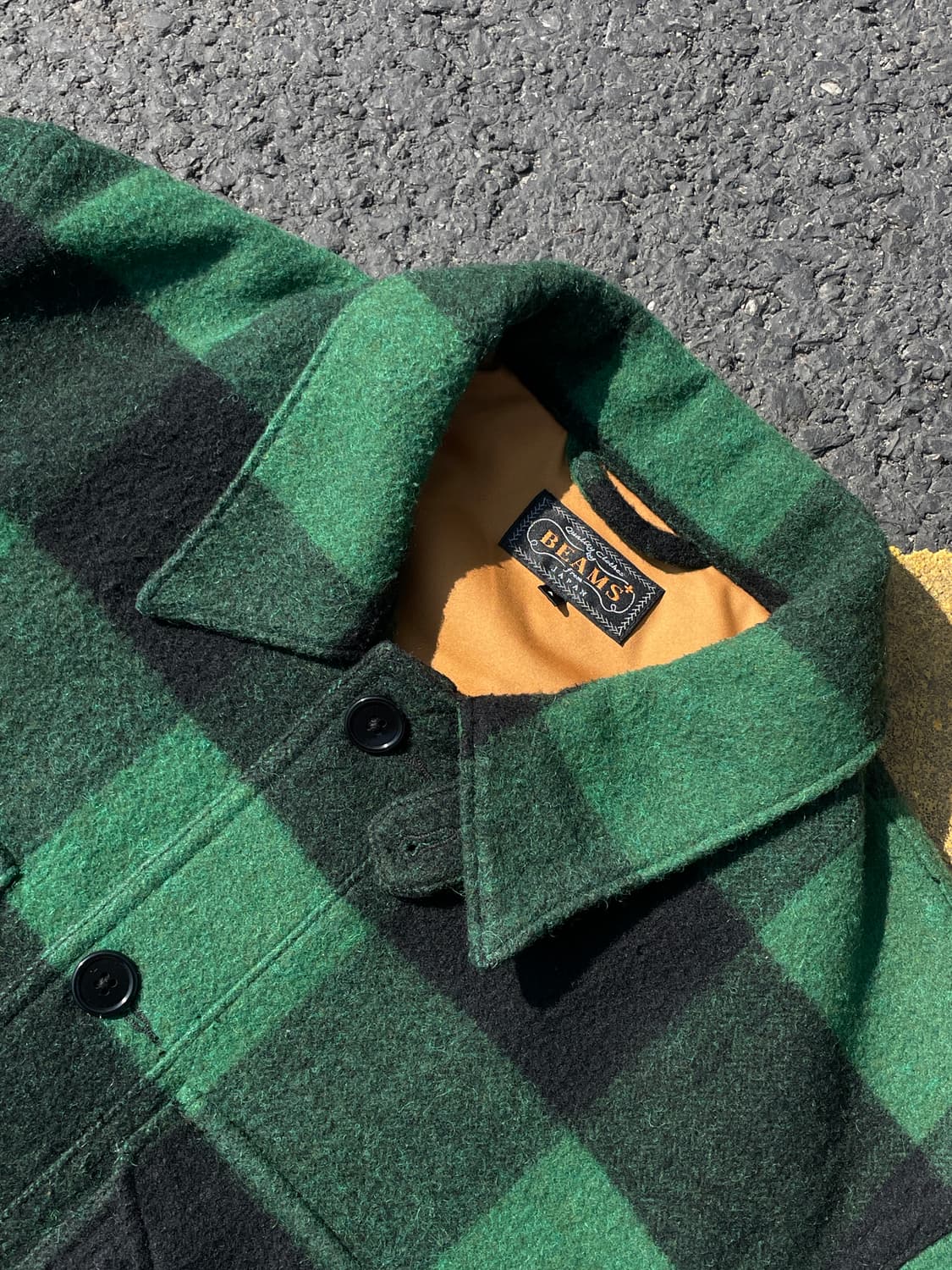 Beams Plus 울 체크 자켓 상품이미지3