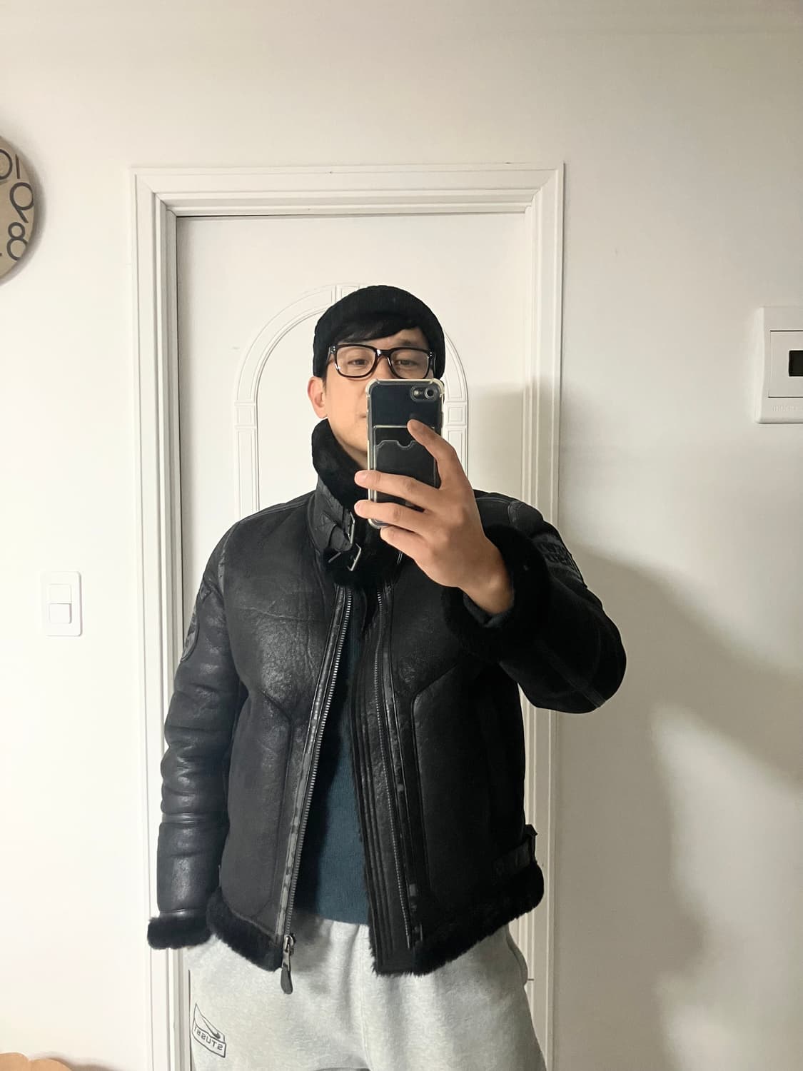 올블랙 무스탕 (버커루) 상품이미지2