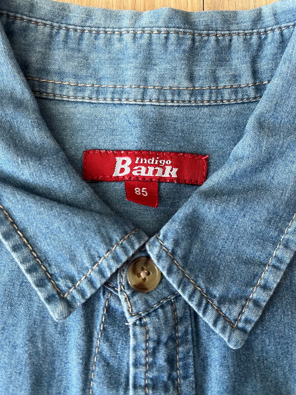 Indigo Bank 인디고뱅크 청 데님 셔츠 상품이미지3