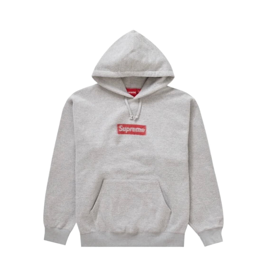 슈프림 인사이드아웃 박스로고 후드 L 그레이 상품이미지1