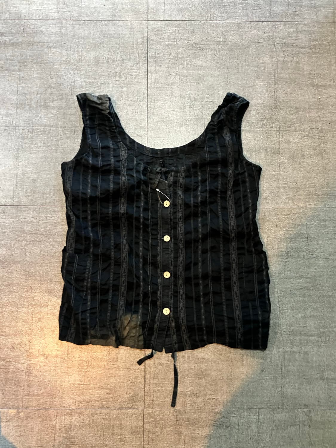 일본빈티지 Llickelt 하구미모리걸 보헤미안 슬리브리스나시탑 상품이미지1