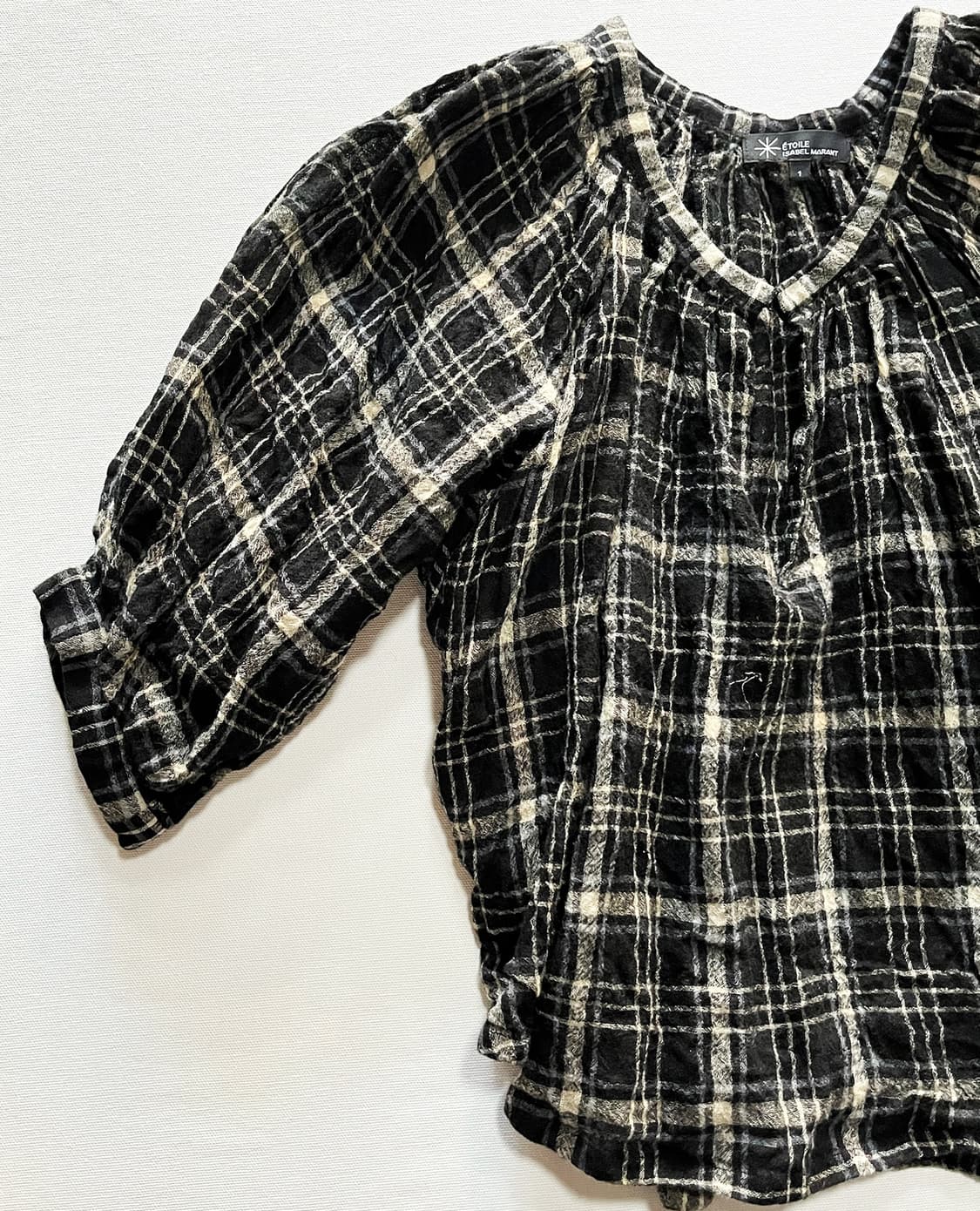 ISABEL MARANT ETOILE check blouse 상품이미지9