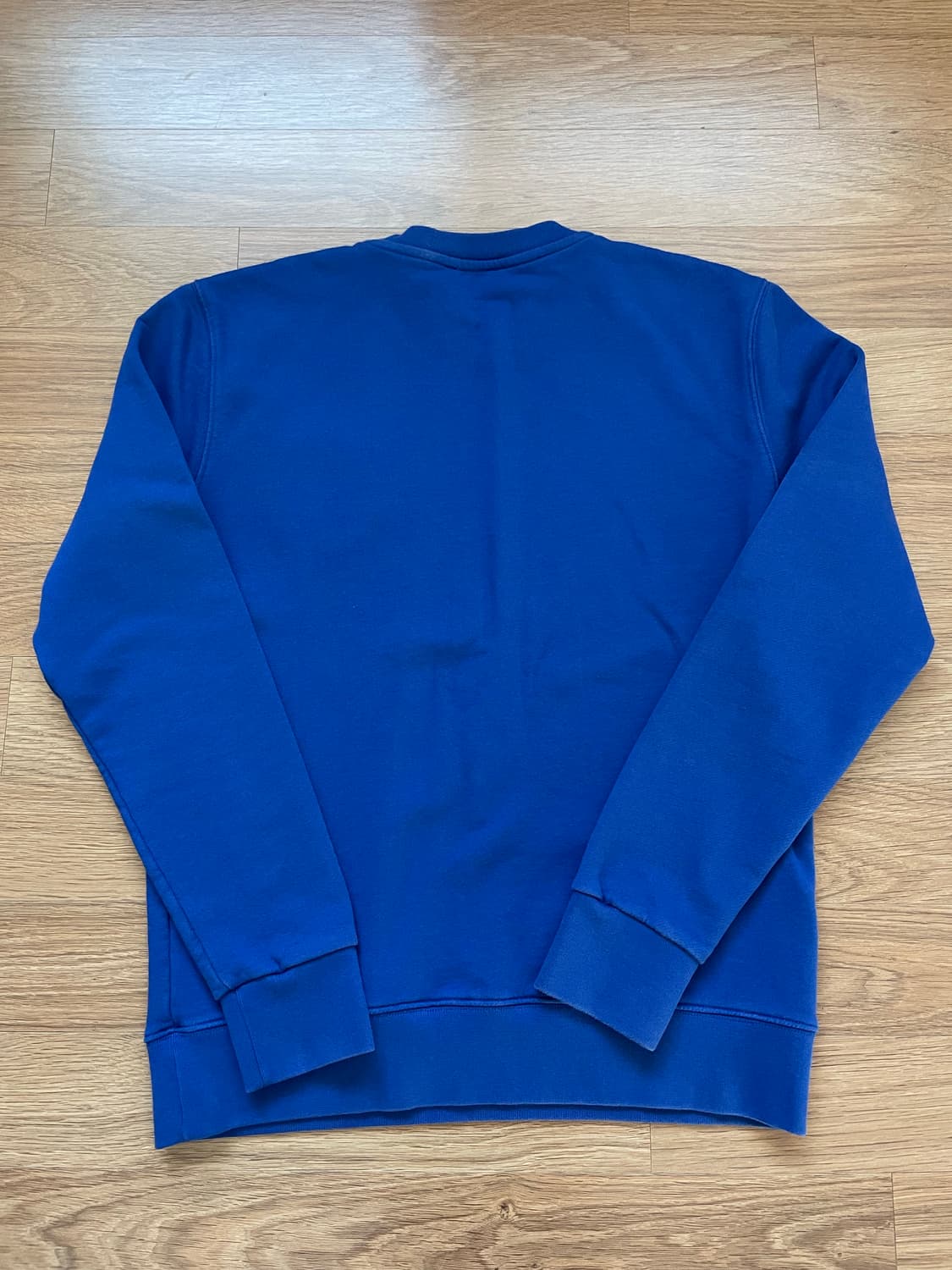 메종키츠네 폭스헤드 빅로고 펠트 맨투맨 스웻셔츠 블루 M 상품이미지2