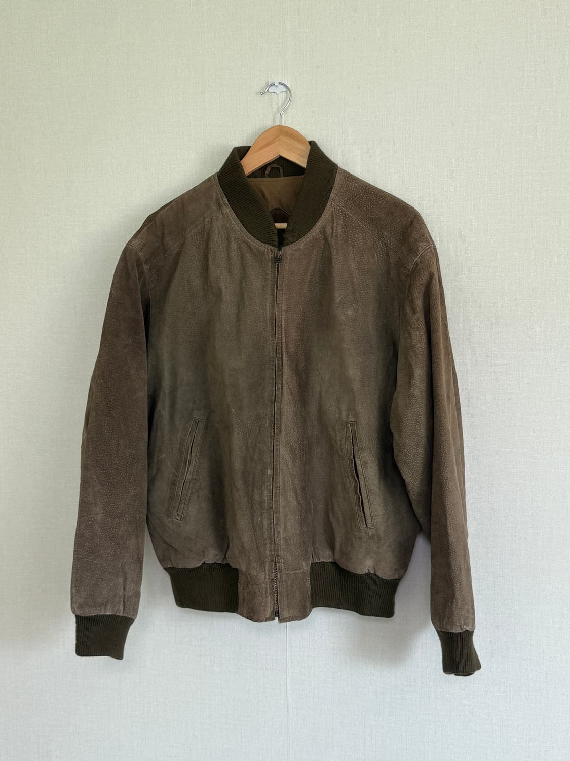 90s robinson 돈피 가죽자켓 XL 상품이미지1