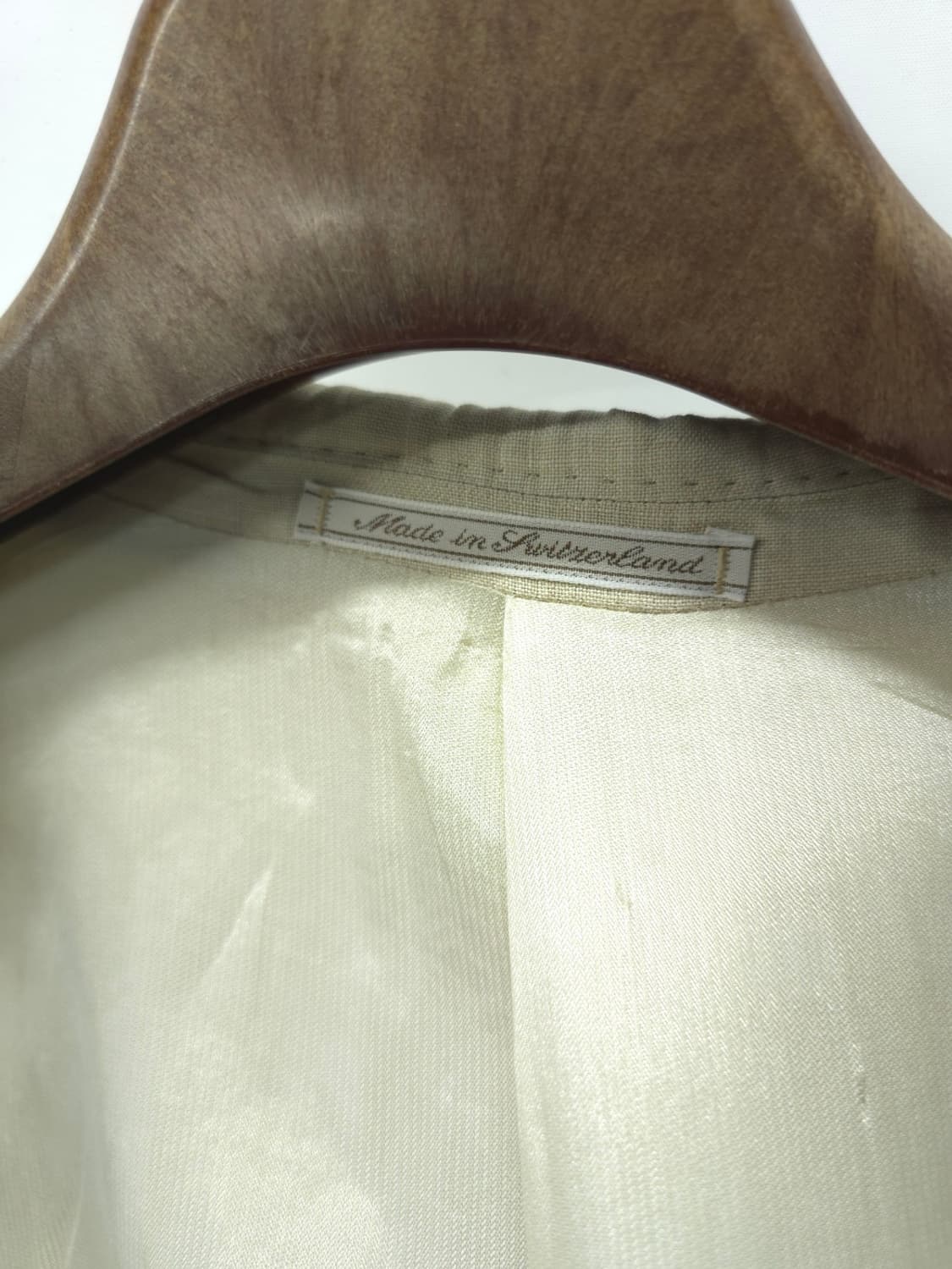 에르메네질도 제냐 소프트 라인 베이지 린넨 블레이저 (스위스 메이드) 상품이미지8