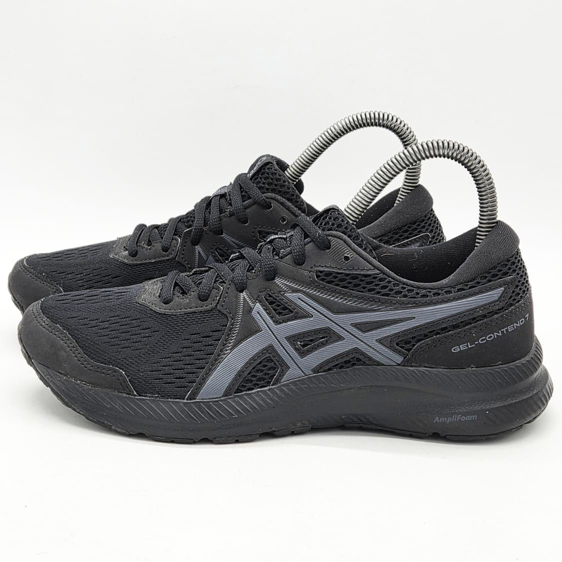 아식스 우먼스 젤 컨텐드 7 블랙 캐리어 그레이 (250 wide) 상품이미지1