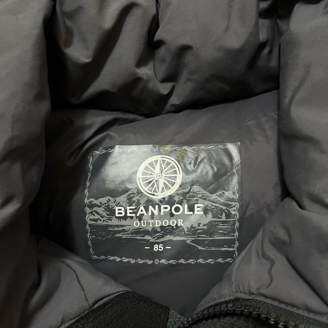 빈폴 아웃도어 와펜 덕다운 후드 패딩 XS/85  상품이미지5