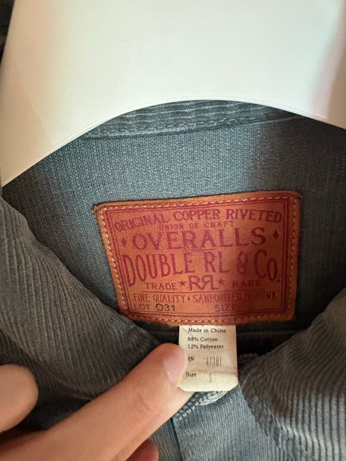 RRL 더블알엘 코듀로이 자켓 S 상품이미지2