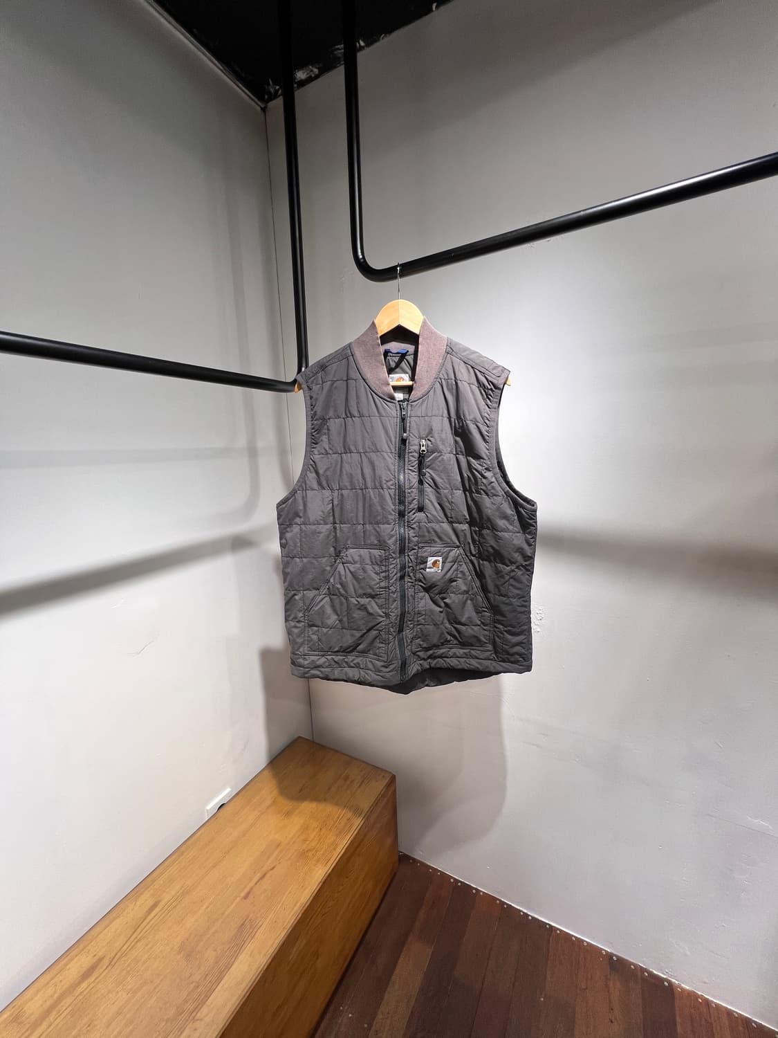 칼하트 퀼팅 베스트 그레이  상품이미지1