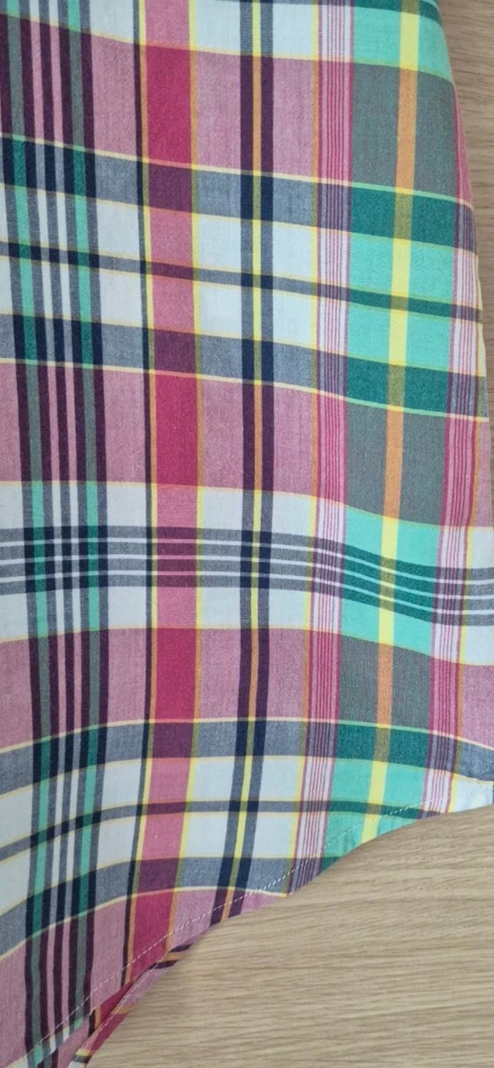 브룩스브라더스 반팔 체크 버튼다운 슬림핏 마드라스 셔츠 상품이미지5