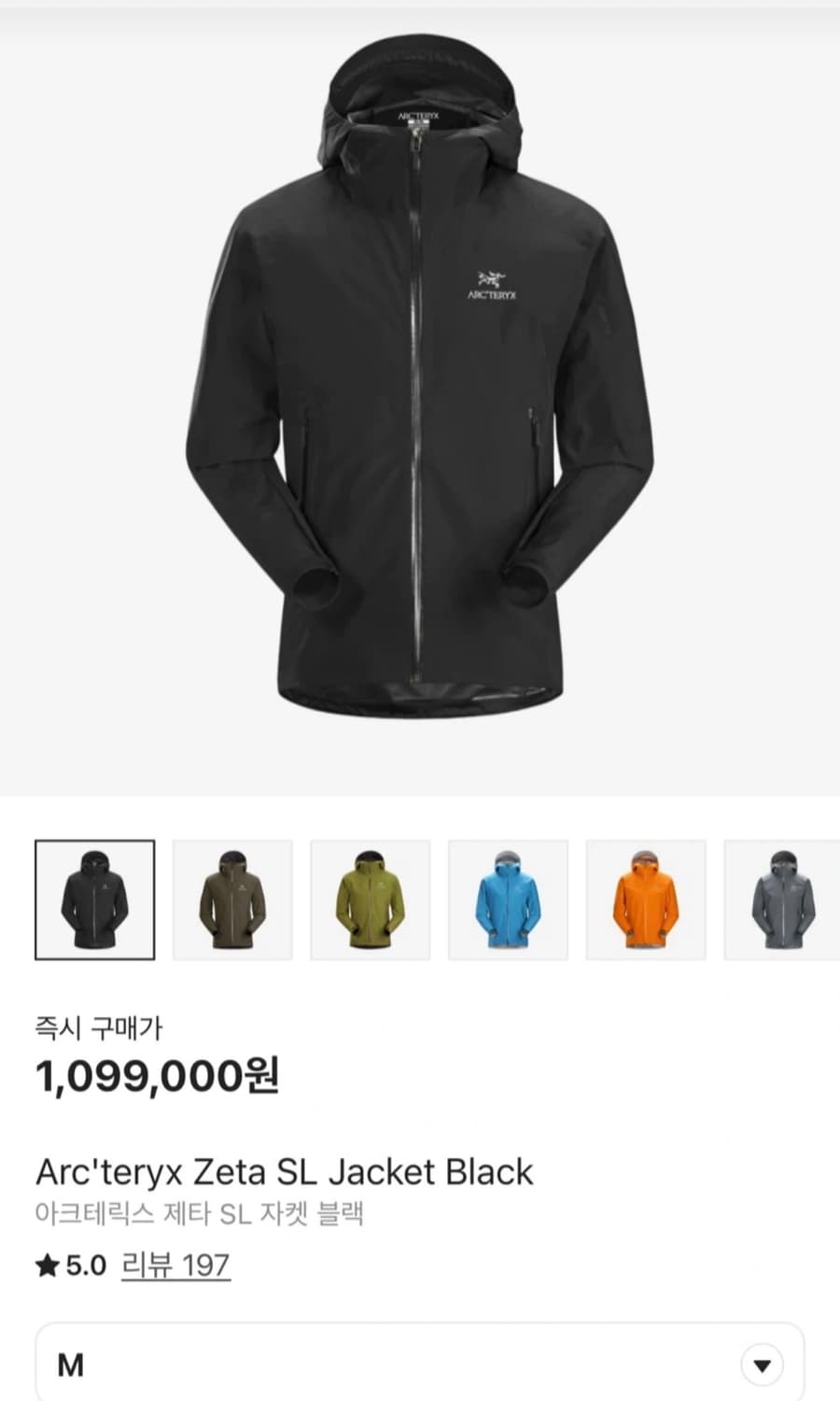 아크테릭스 제타 sl m 상품이미지1