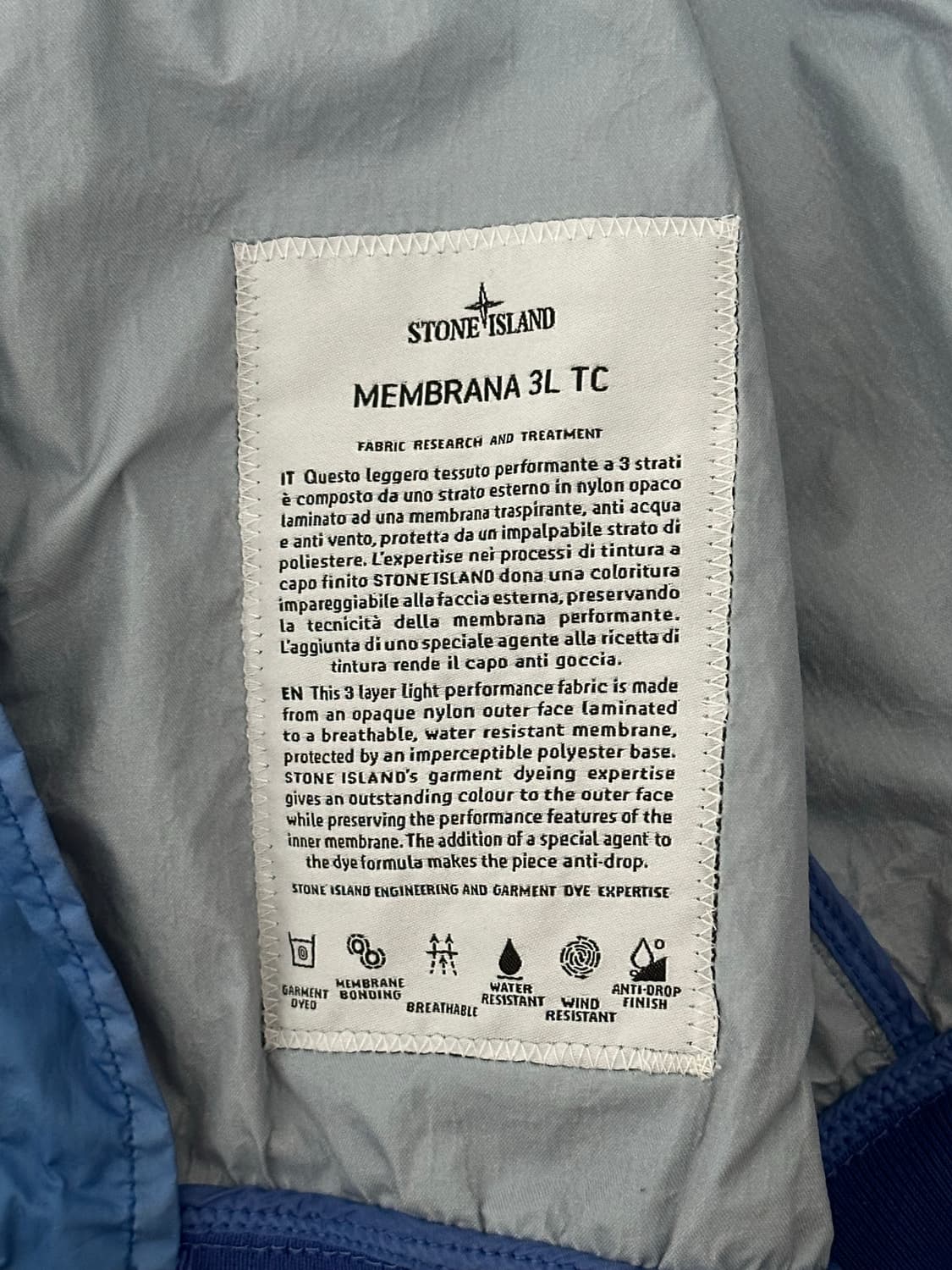 스톤아일랜드 멤브라나 3L tc 자켓 19ss XL(105-108) 상품이미지2