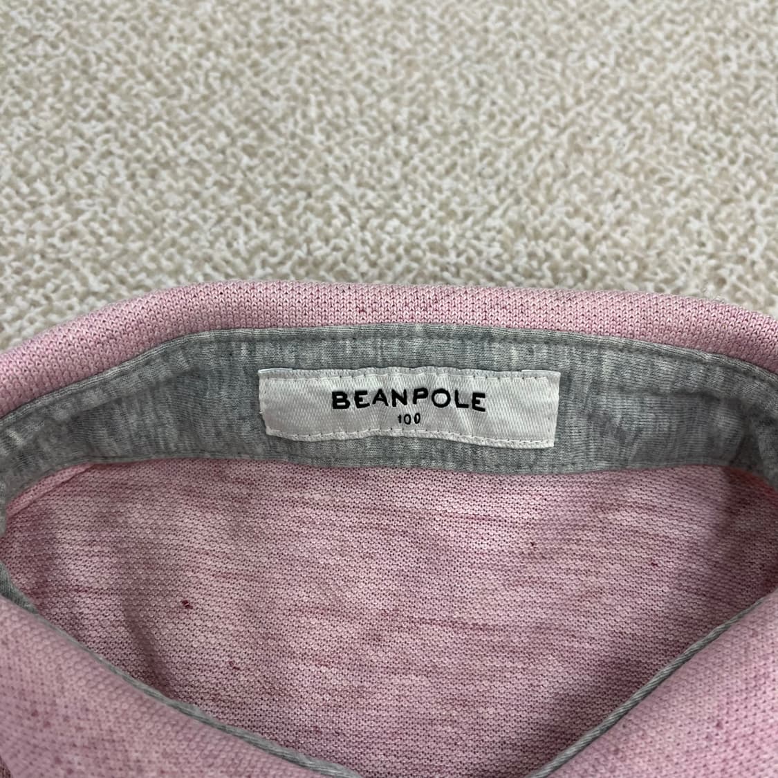 100 빈폴 린넨 반팔 카라 티셔츠 0225M1 상품이미지2