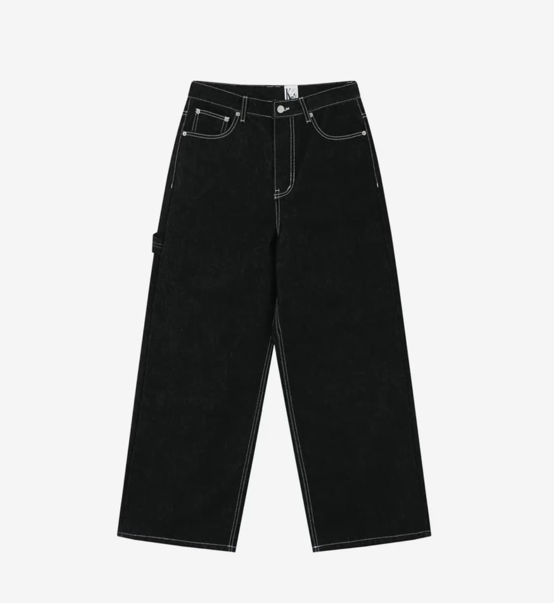 카시코 데님팬츠 블랙 상품이미지2