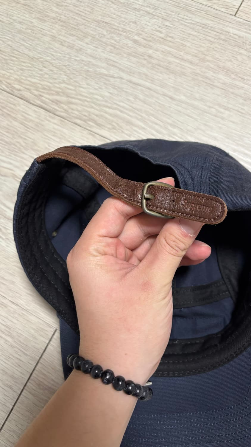 급처) 슈프림 워시드 치노 캠프캡 네이비 상품이미지3