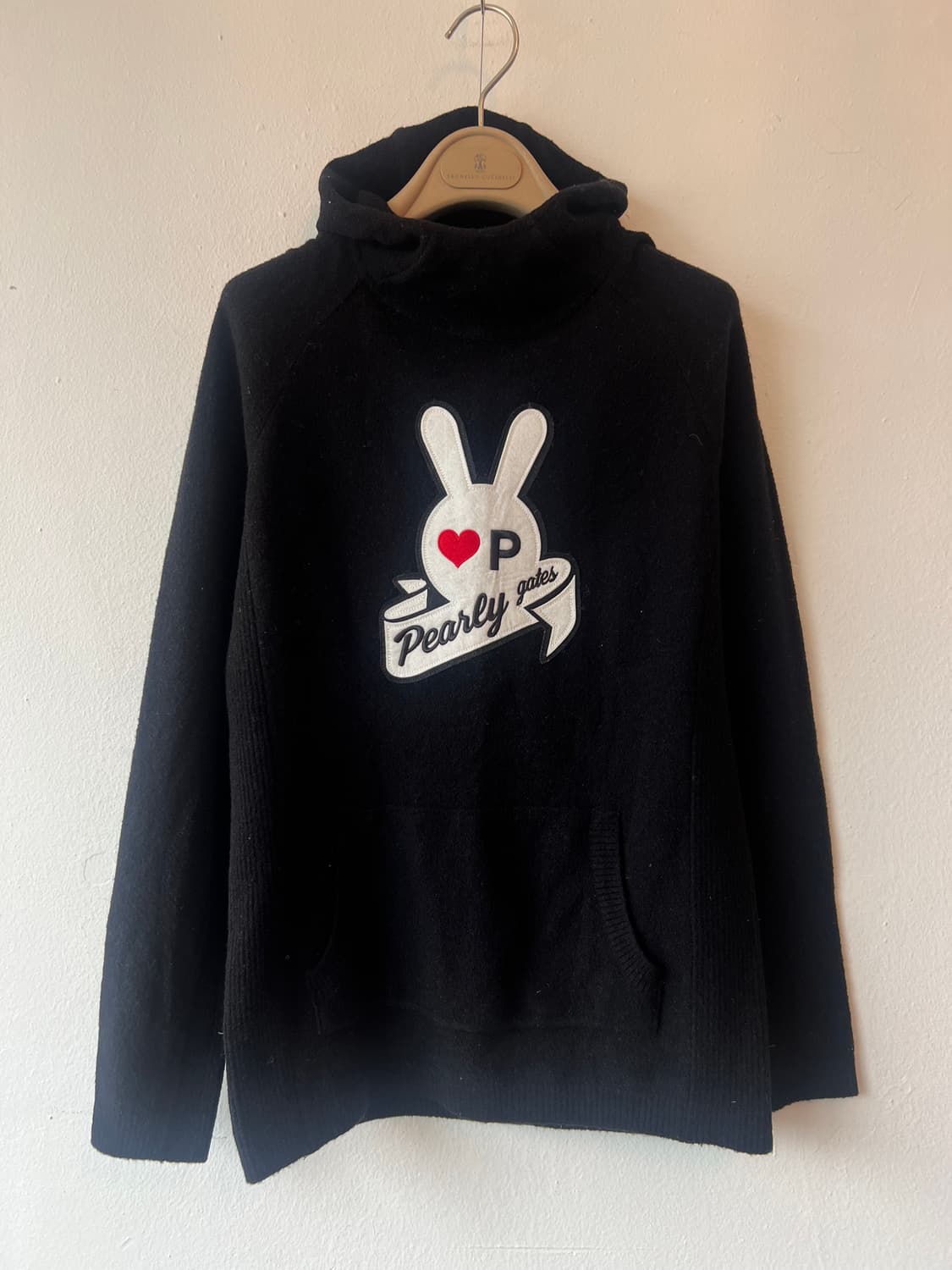 파리게이츠 여성 블랙 간절기 부클니트 골프니트   상품이미지2