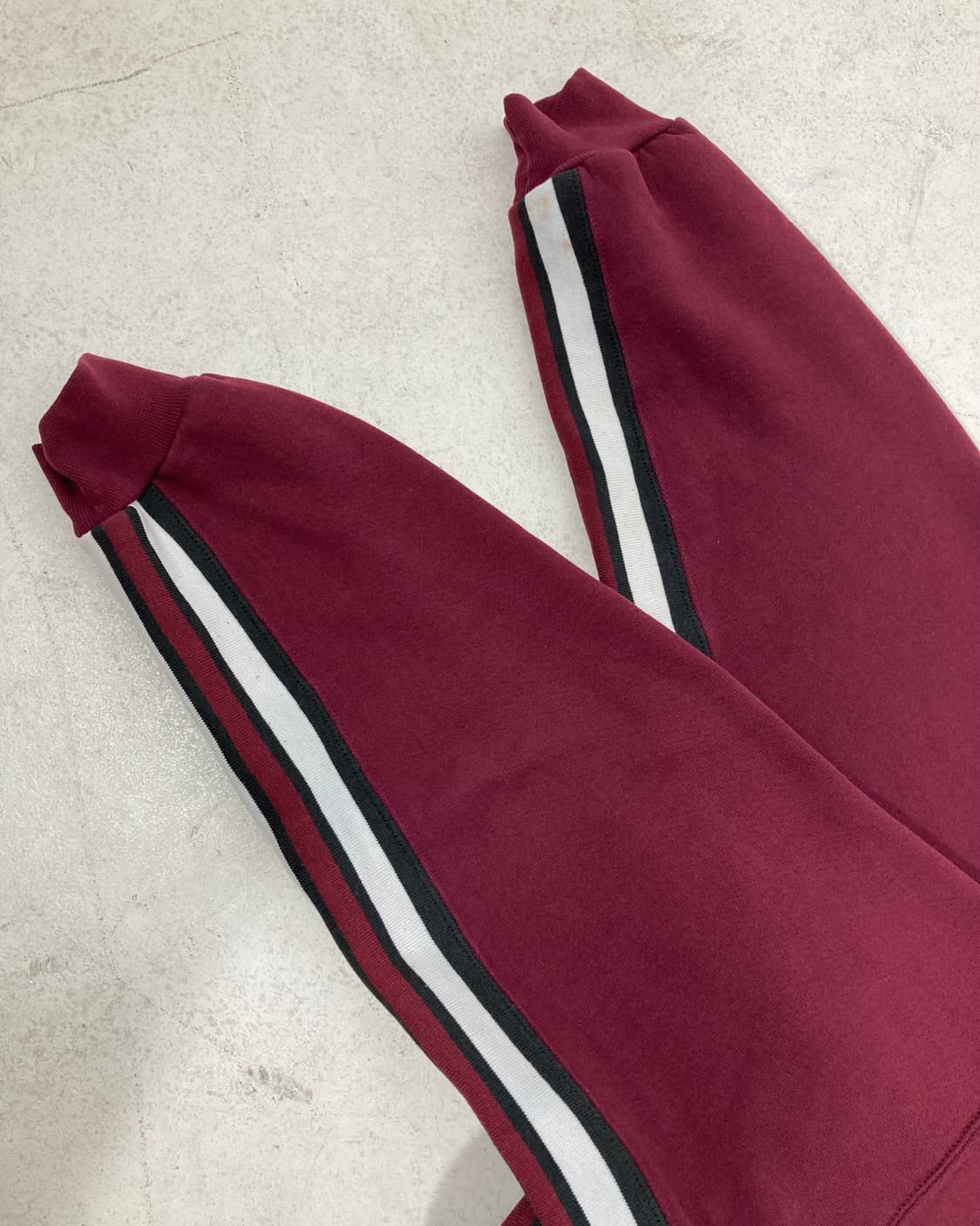 90s Russell 1/4 Sweatshirt (burgundy) 상품이미지7