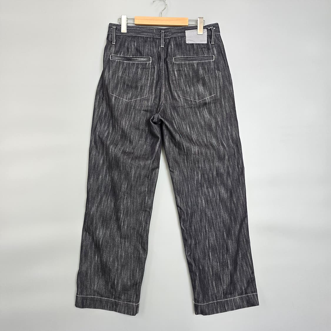 미나브 minav 원턱 카운터 데님팬츠 L 상품이미지2