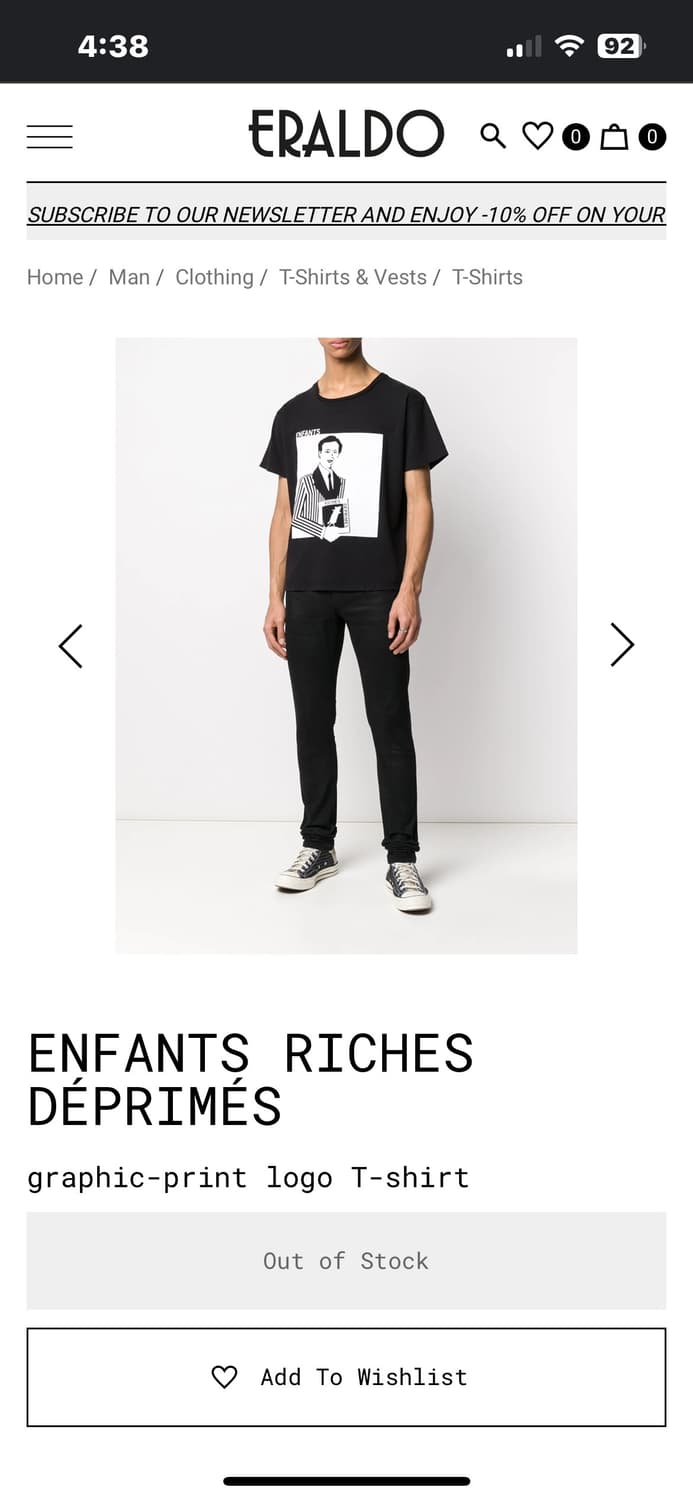 20ss erd enfants riches deprimes 이알디 티셔츠 상품이미지8