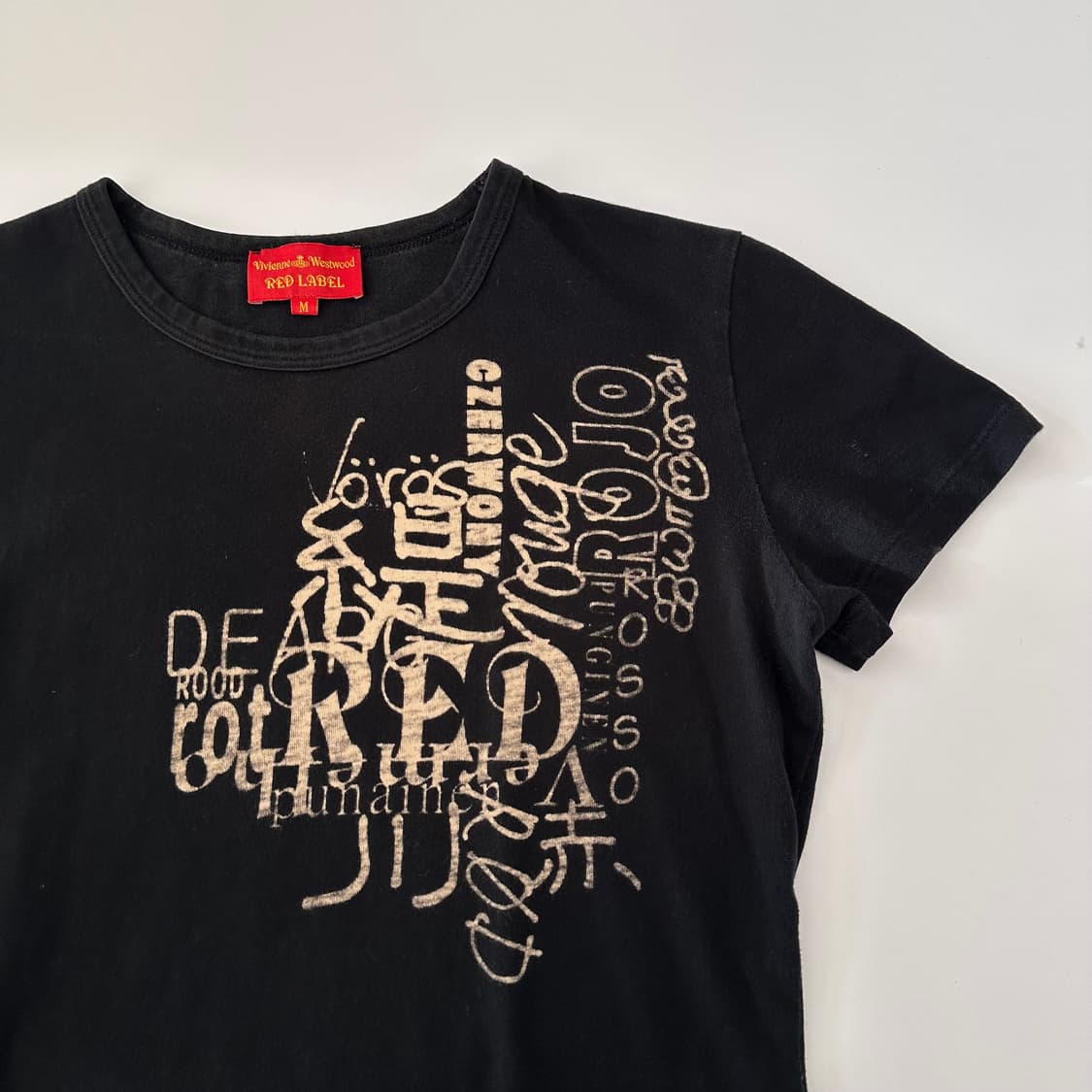 비비안웨스트우드 레드라벨 orb로고 반팔 티셔츠 상품이미지2