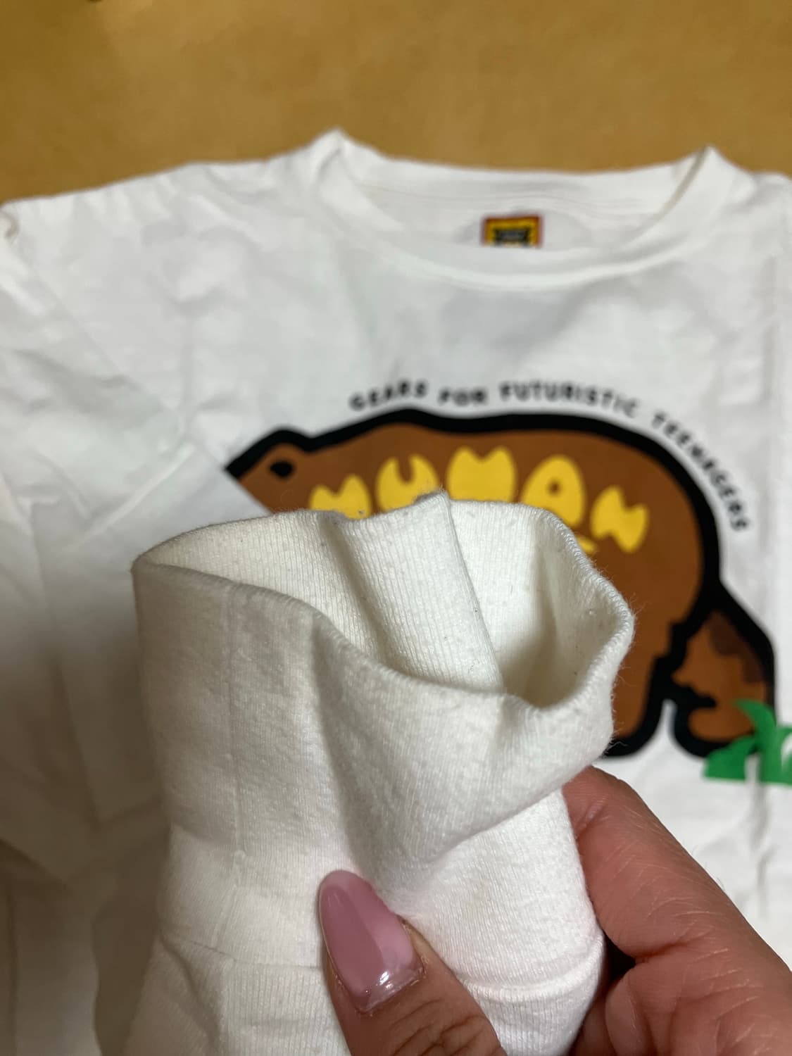 [S] 휴먼 메이드 그래픽 롱슬리브 티셔츠 #1 화이트 상품이미지3