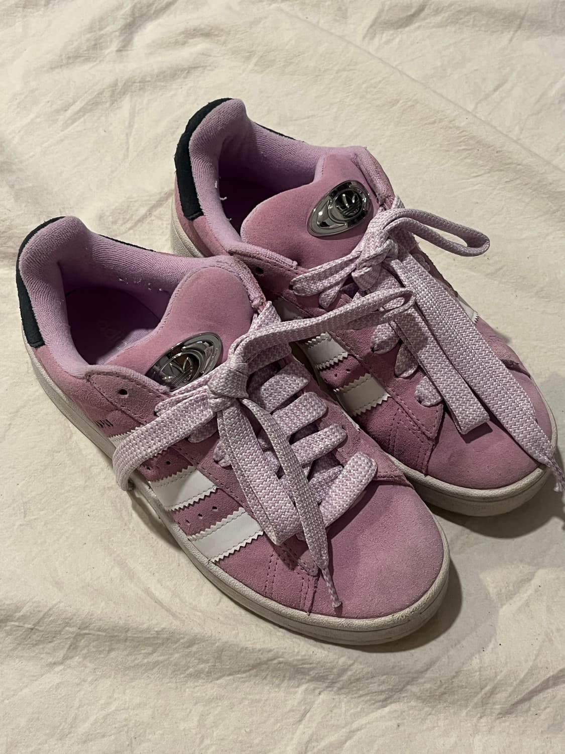 아디다스 캠퍼스 00s 스웨이드 핑크 상품이미지4