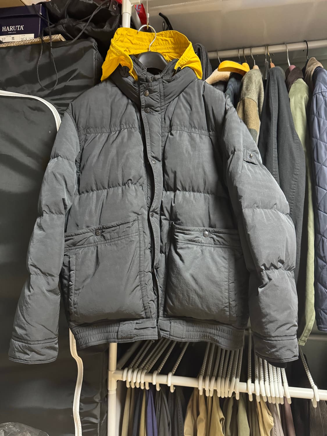 [L] 이스트로그 X 시리즈 헌터 숏 구스다운 파카 상품이미지3