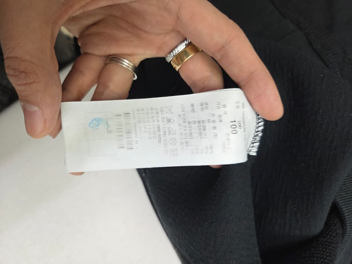 시스템옴므 블랙 맨투맨 100 상품이미지4