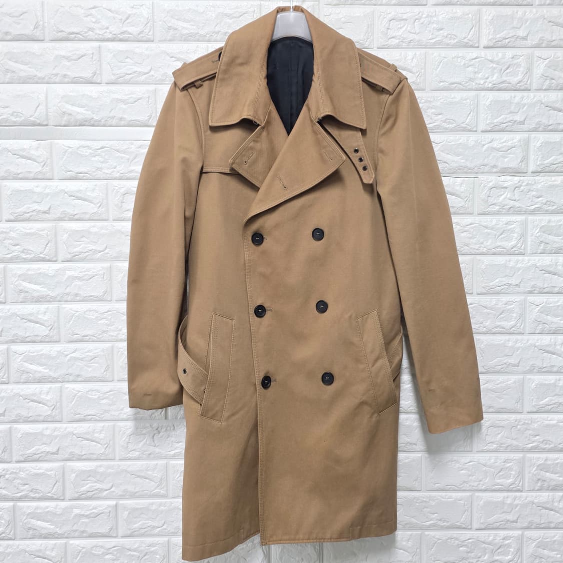 택포) 한섬 더쿠플 The Kooples 남성 더블 코트 M 상품이미지1