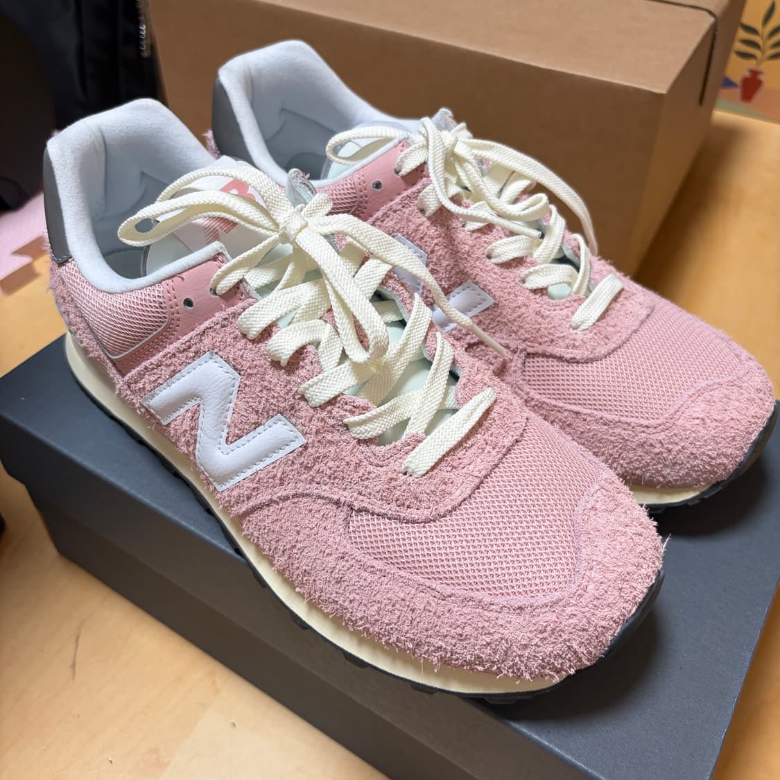 뉴발란스 574 헤리티지 멜로우 핑크 U574HSA 275사이즈 상품이미지3