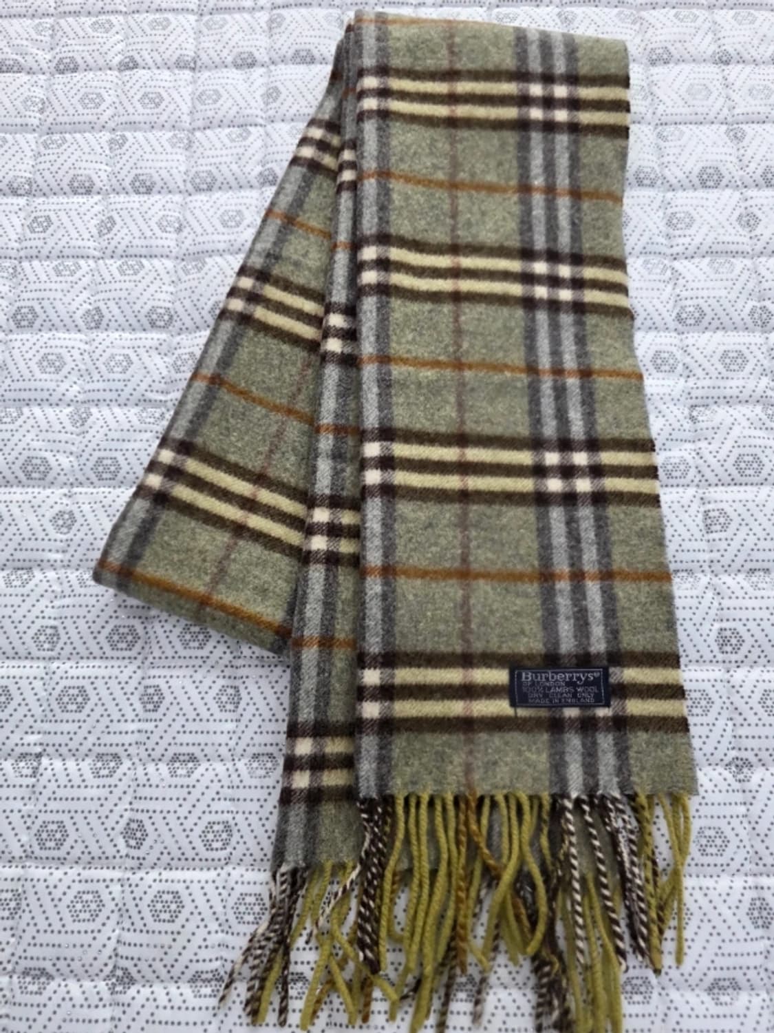 버버리 램스울 체크 머플러 상품이미지3