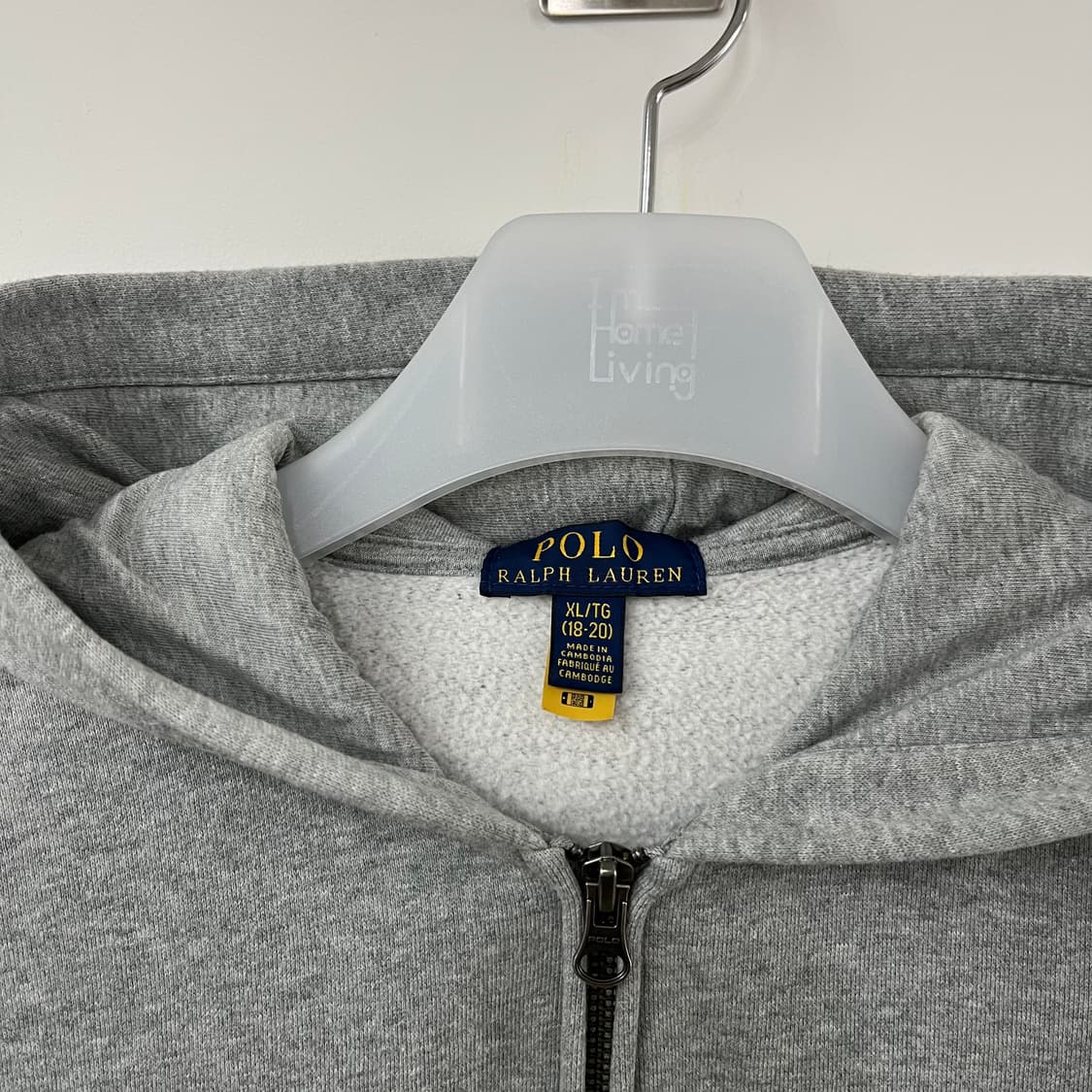 폴로 랄프로렌 신형 네이비 포니 그레이 후드집업 상품이미지5