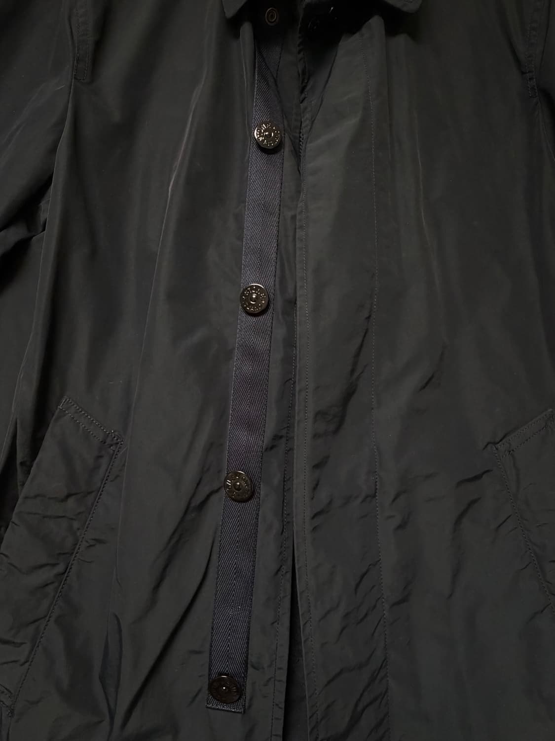 [A급] 스톤아일랜드 마이크로랩스 트렌치코트 다크네이비 상품이미지10