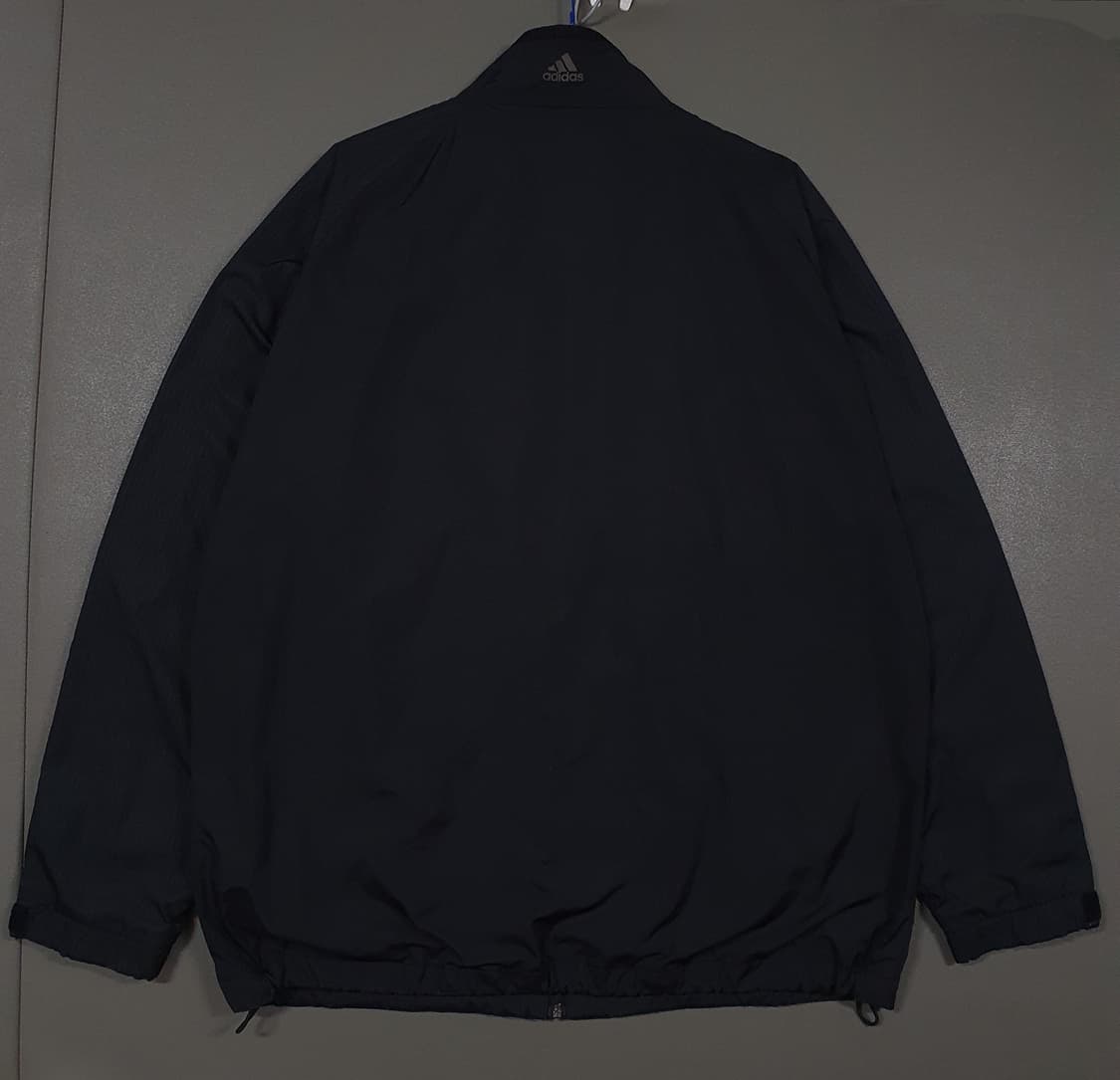 XL (105) 아디다스 올드스쿨 오버핏 삼선 바람막이 자켓 점퍼 블랙 상품이미지9