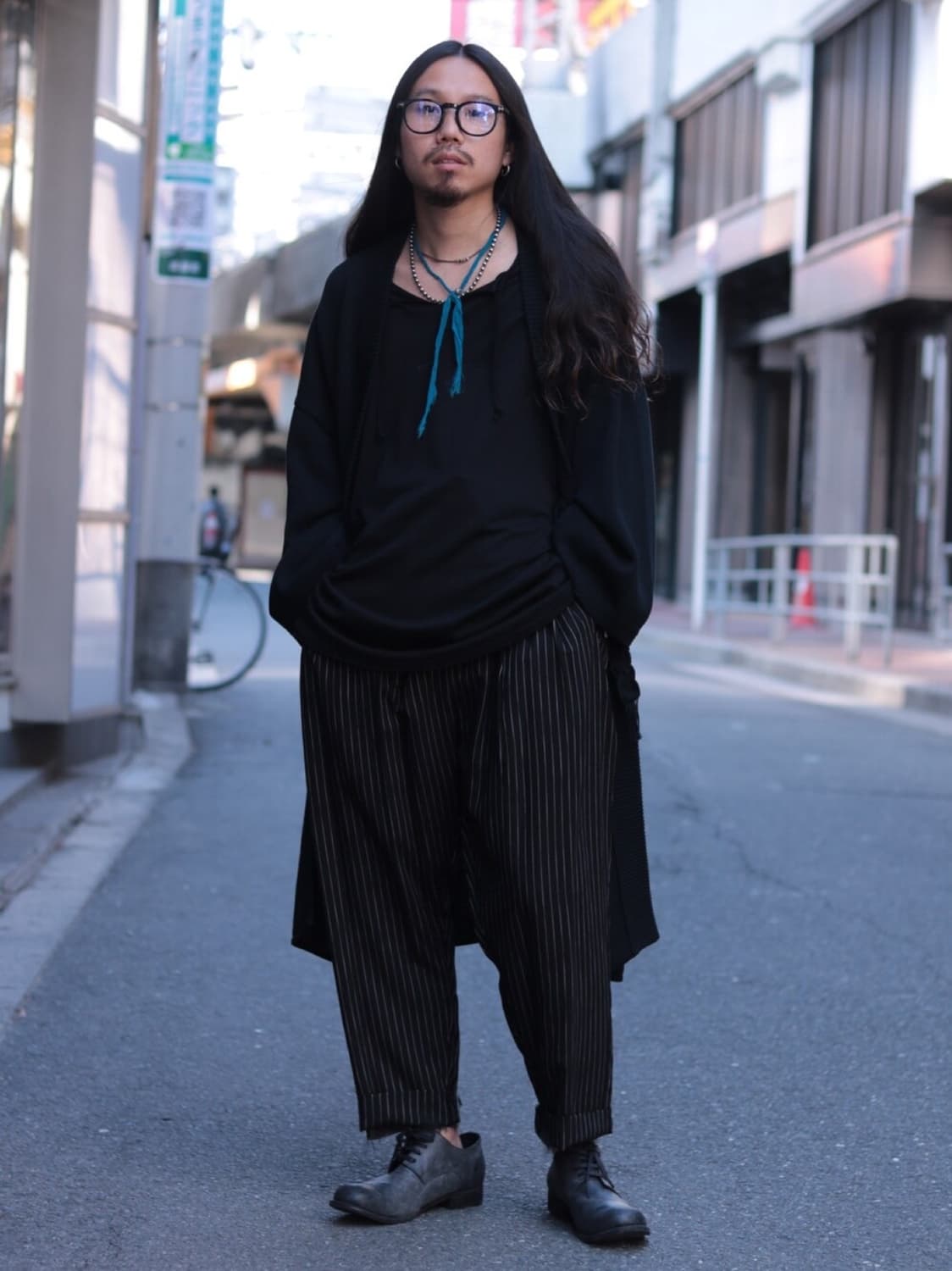 Bed j.w. ford 베드포드 투턱 스트라이프 팬츠 상품이미지10