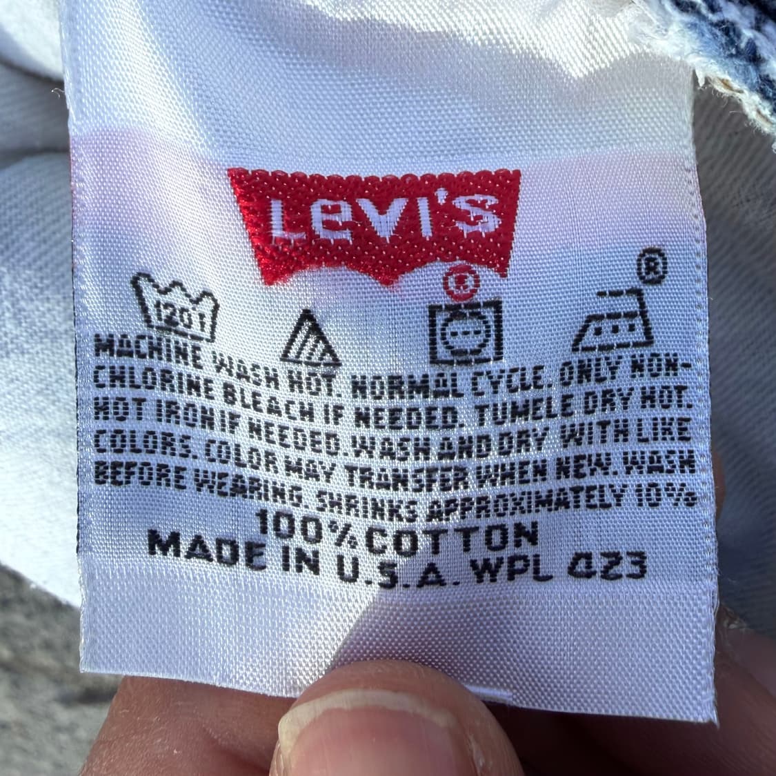 90s 리바이스 501 웨스턴 스터드 데님 made in USA (32) 상품이미지9