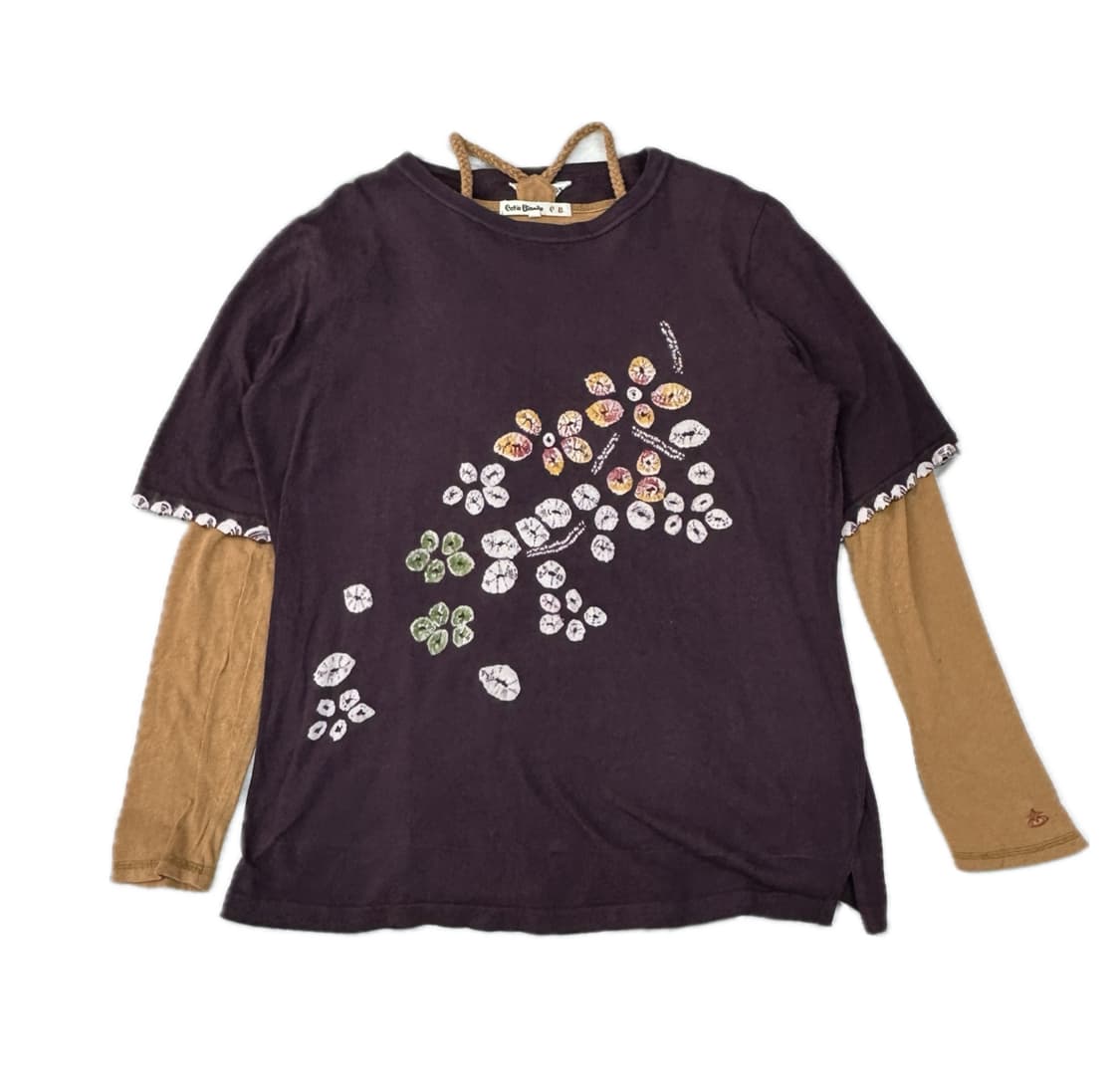 🍂하구미의 에스닉 코디세트🍂 반팔 레이어드 히피 그런지 에스닉  상품이미지2