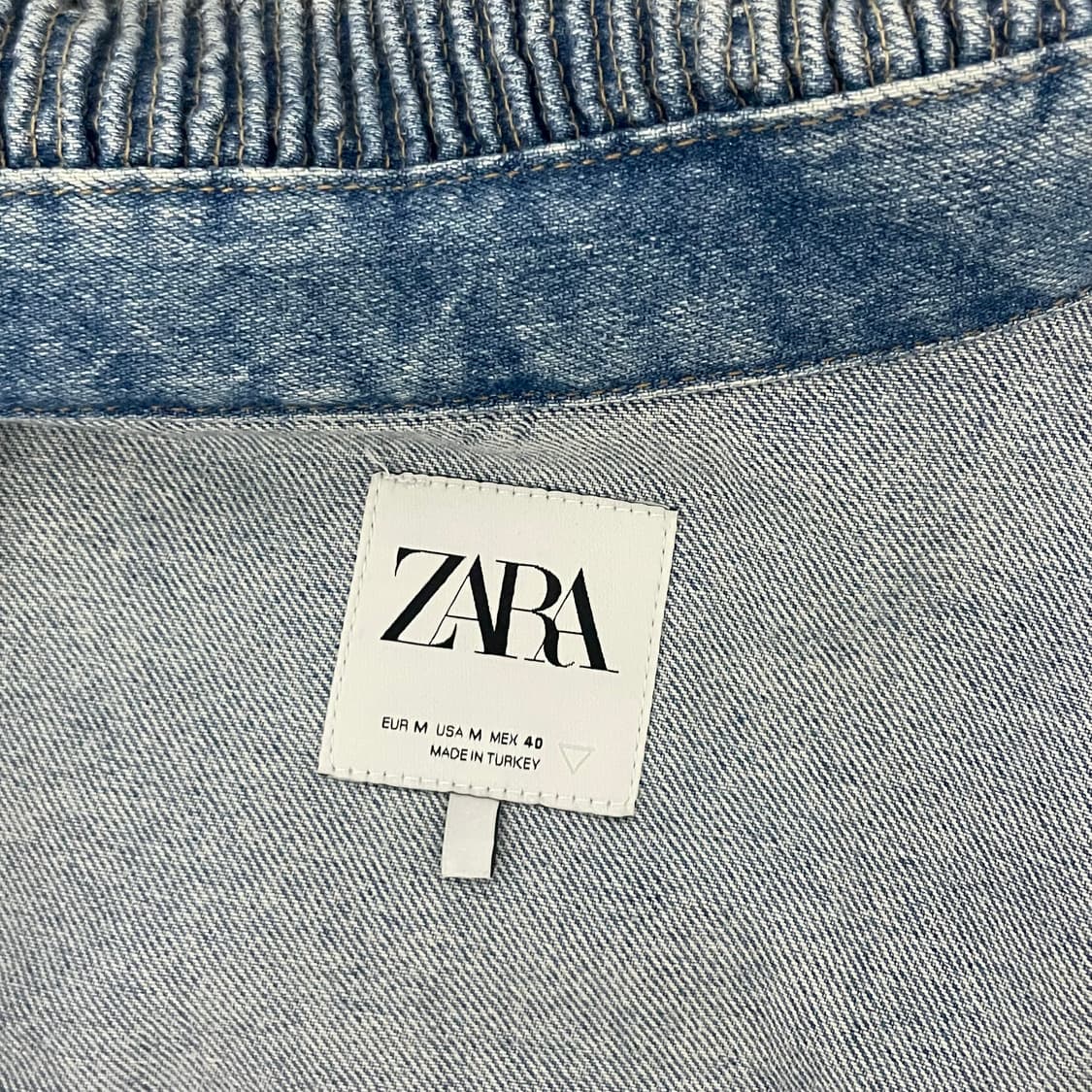 자라 데님 바이커 자켓 상품이미지3