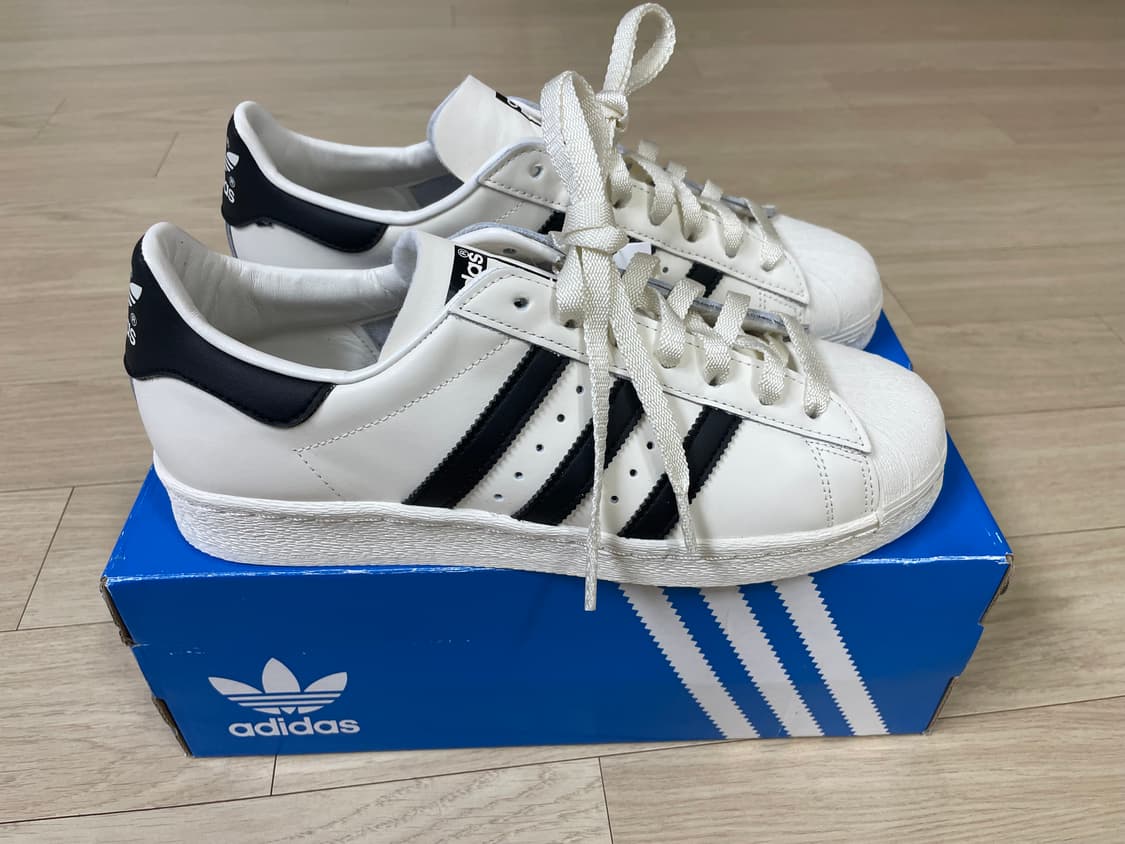 [270]아디다스 슈퍼스타82 크림:블랙 상품이미지3