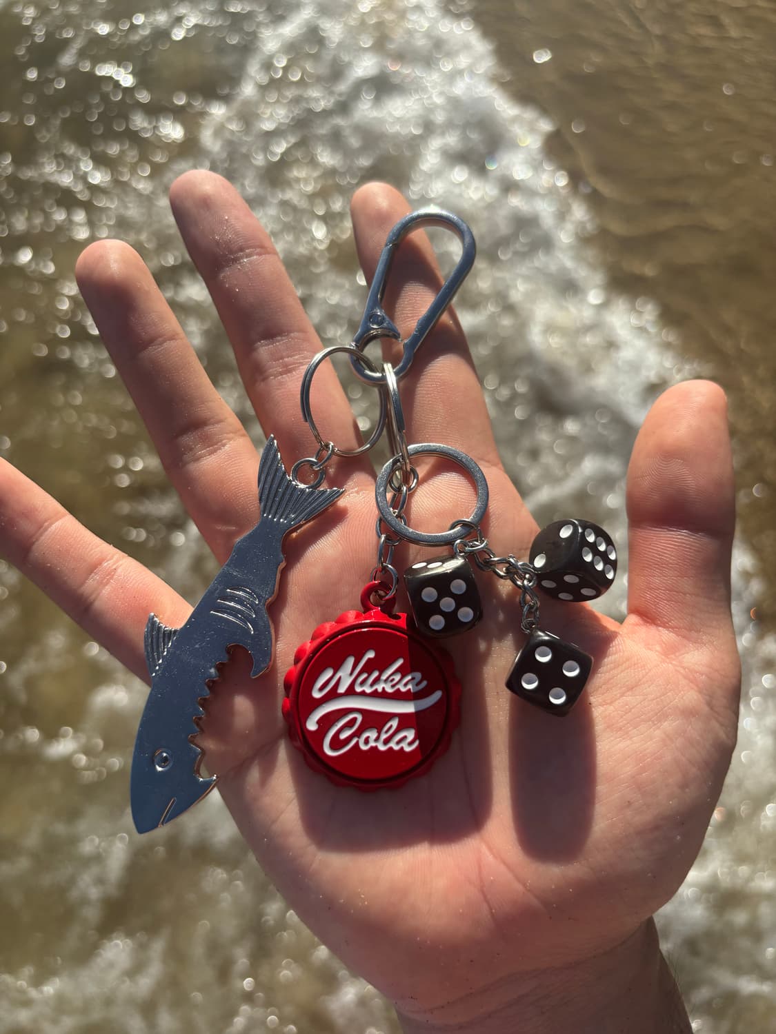 병따개 coke shark dice 키링 상품이미지2