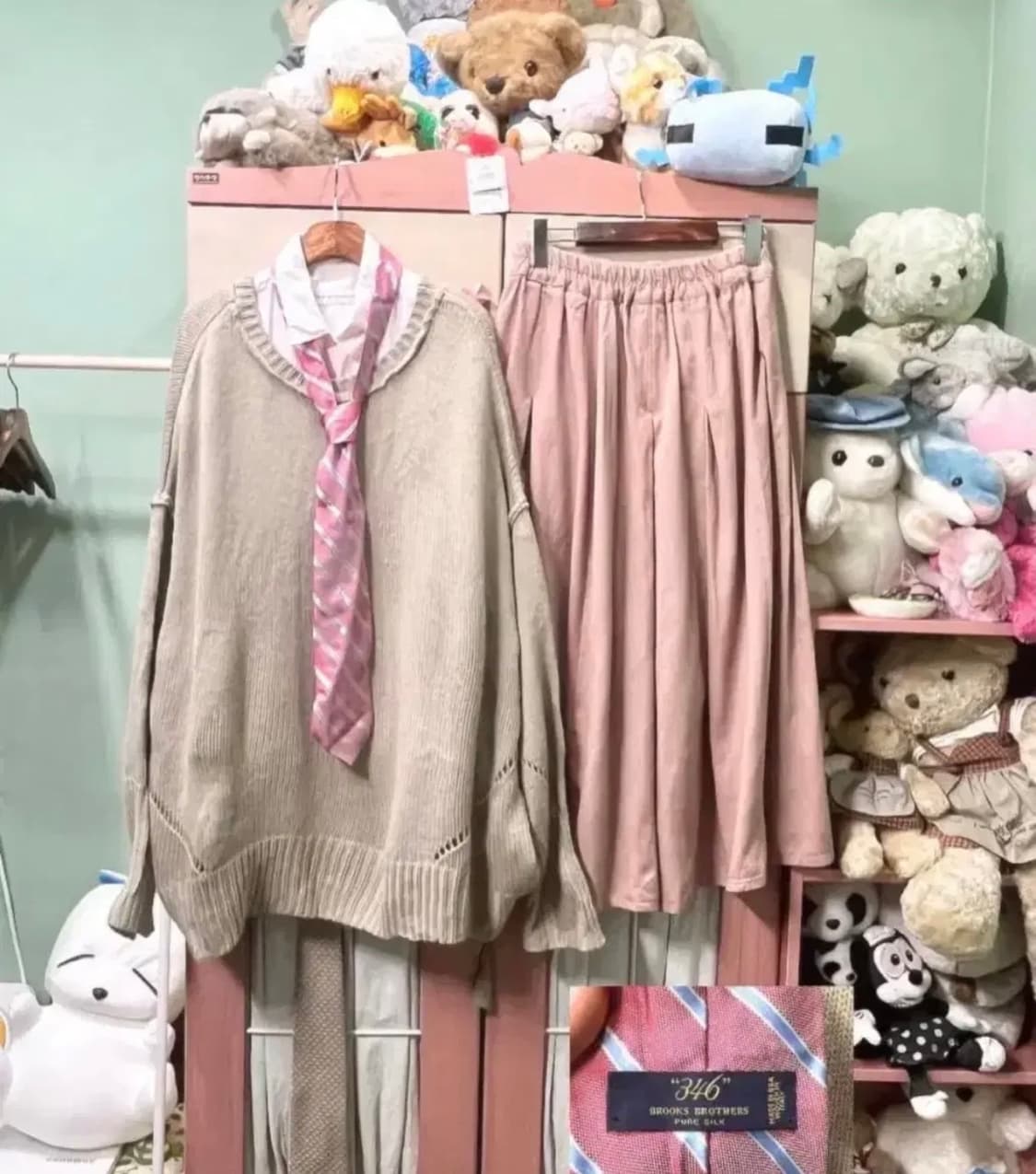 빈티지 코디 사와코 일본 교복 코디 상품이미지1