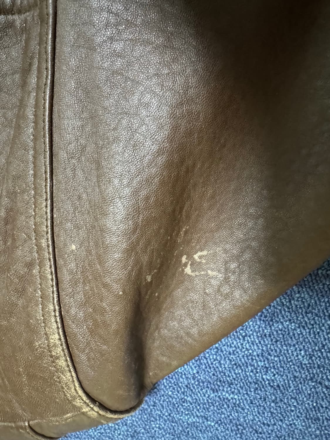 브라운 양가죽 가죽자켓 상품이미지5