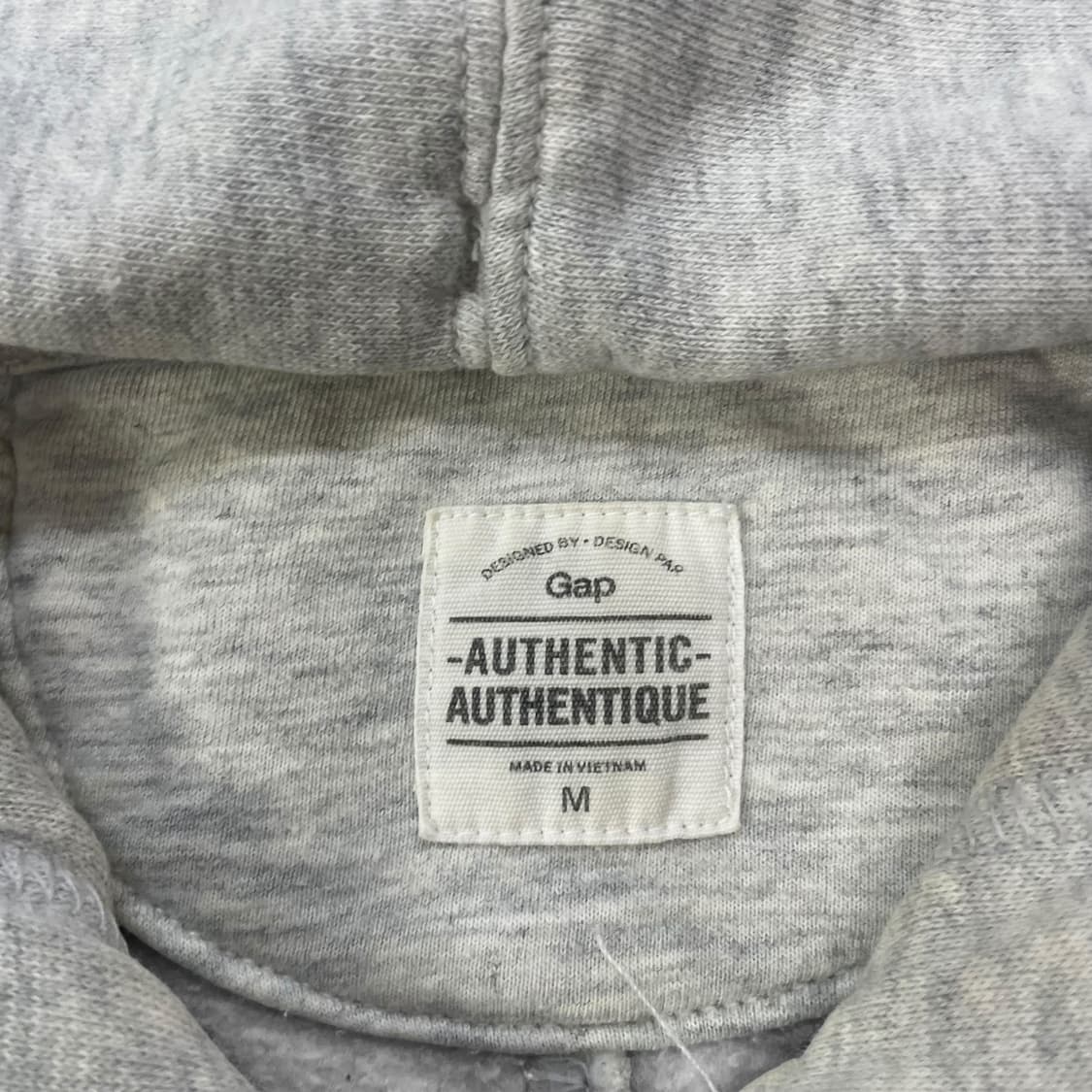 갭 GAP 스펠 로고 후드집업 그레이 상품이미지4