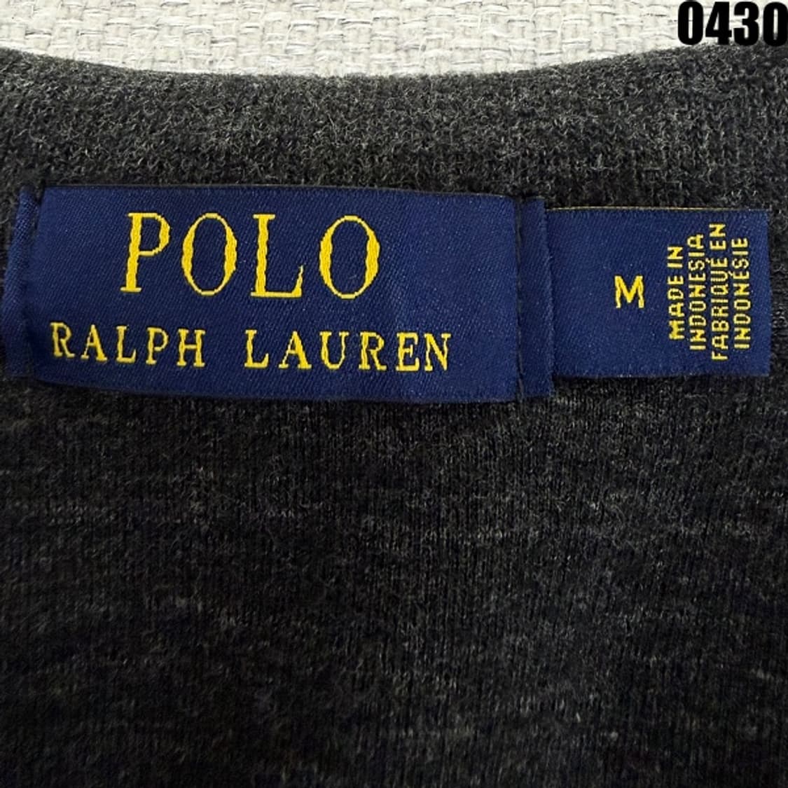 폴로 랄프로렌 하프집업 니트 스웨터 M 0430 상품이미지4
