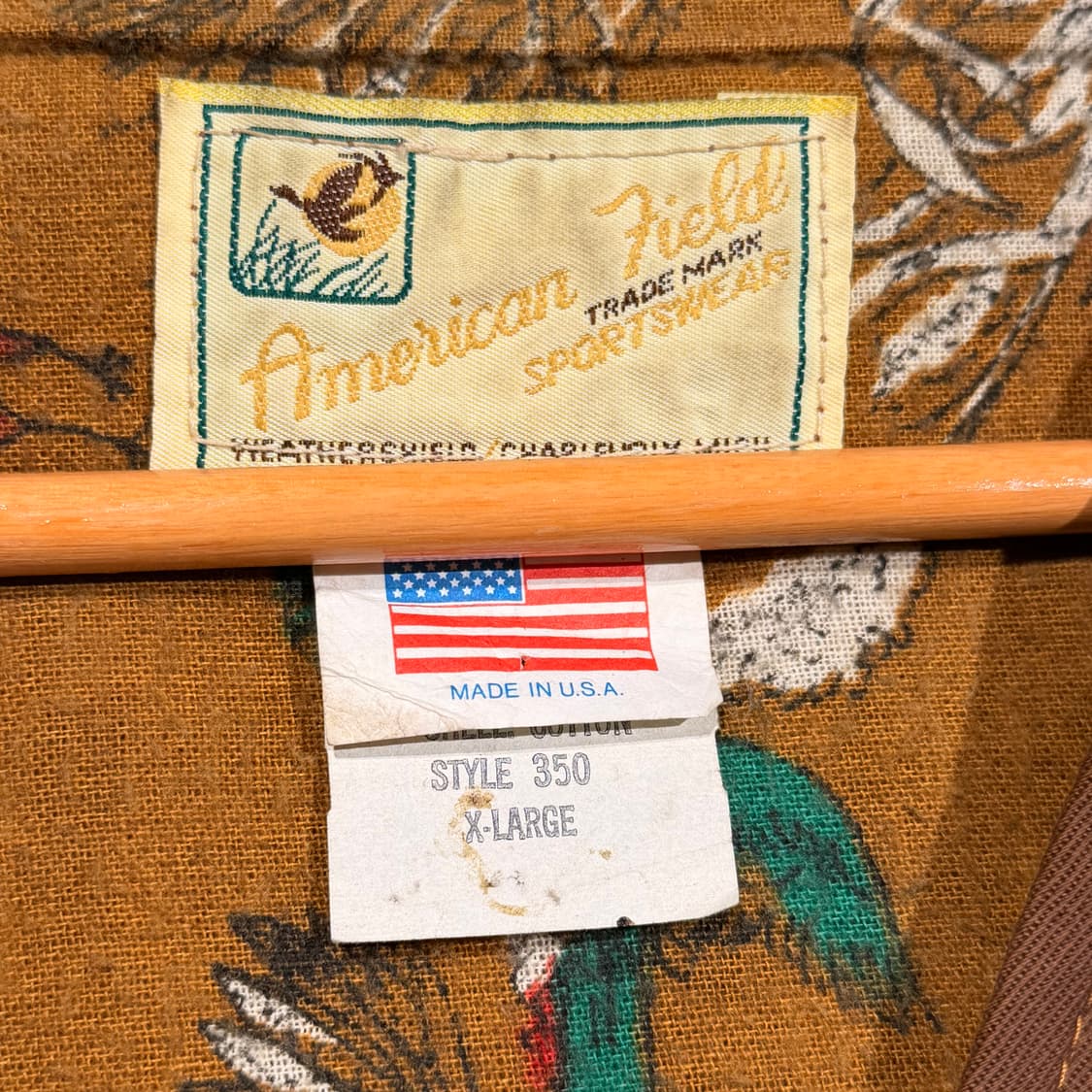 USA 60s 아메리칸필드 덕캔버스 헌팅 베스트 XL 상품이미지2