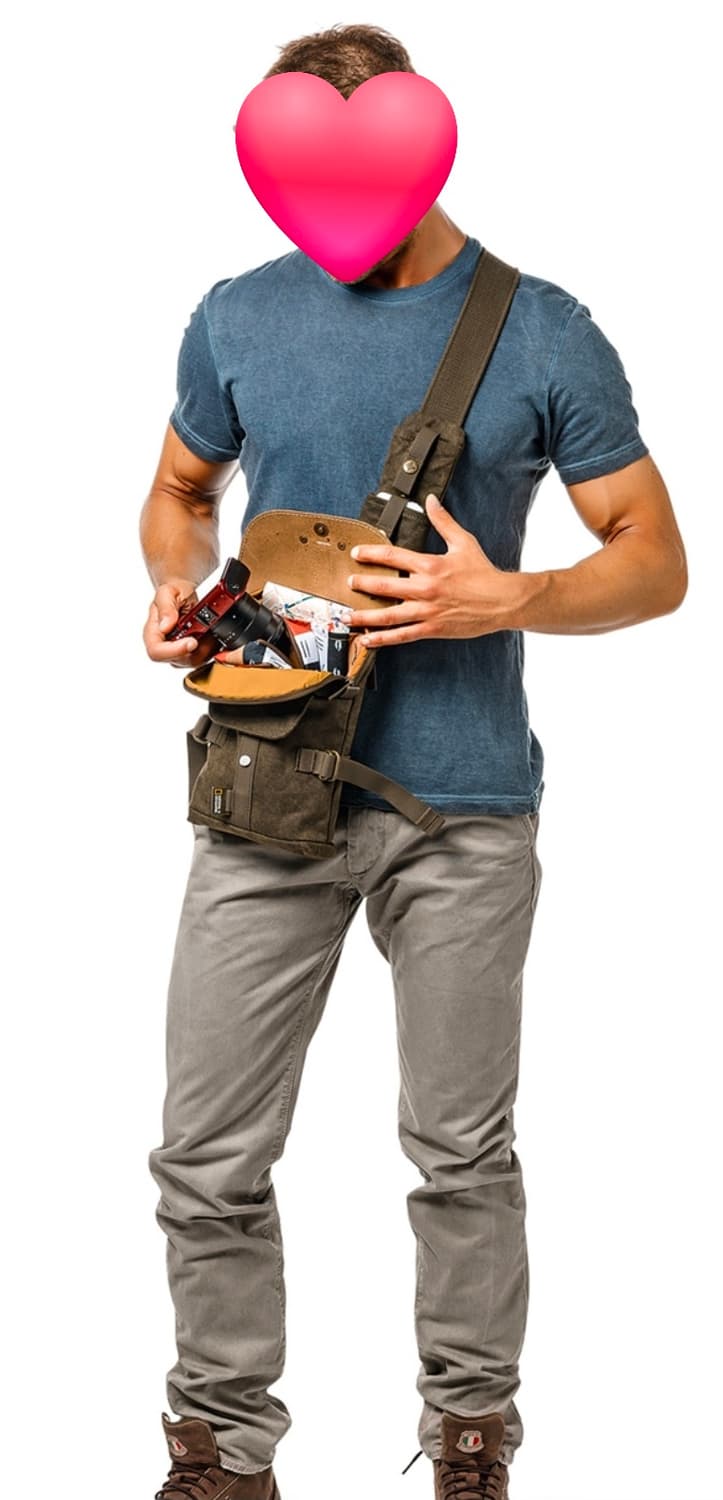 내셔널지오그래픽 스몰 슬링백 크로스백 캔버스백 BF31 상품이미지10