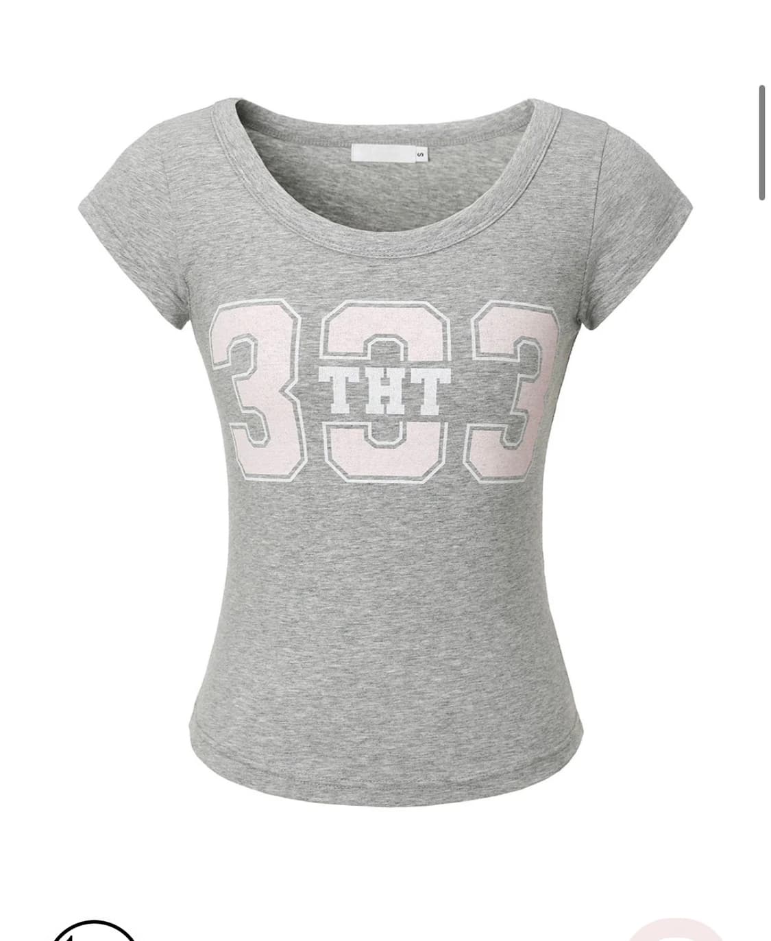 쓰리타임즈 333 스쿱티 scoop tee 상품이미지1