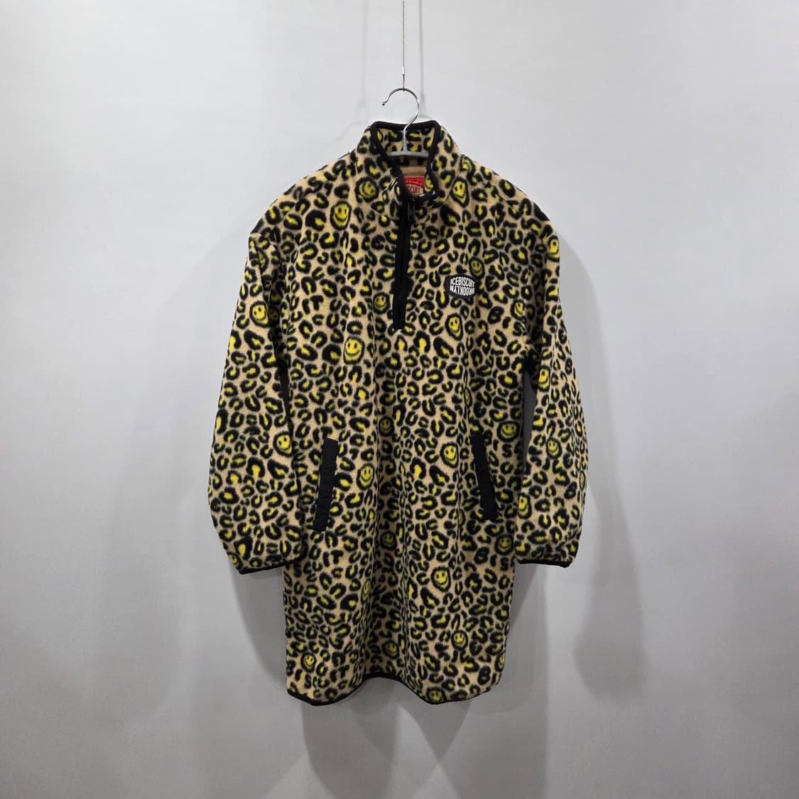 아이스비스킷 풀오버 하프집업 플리스 원피스 145 상품이미지1